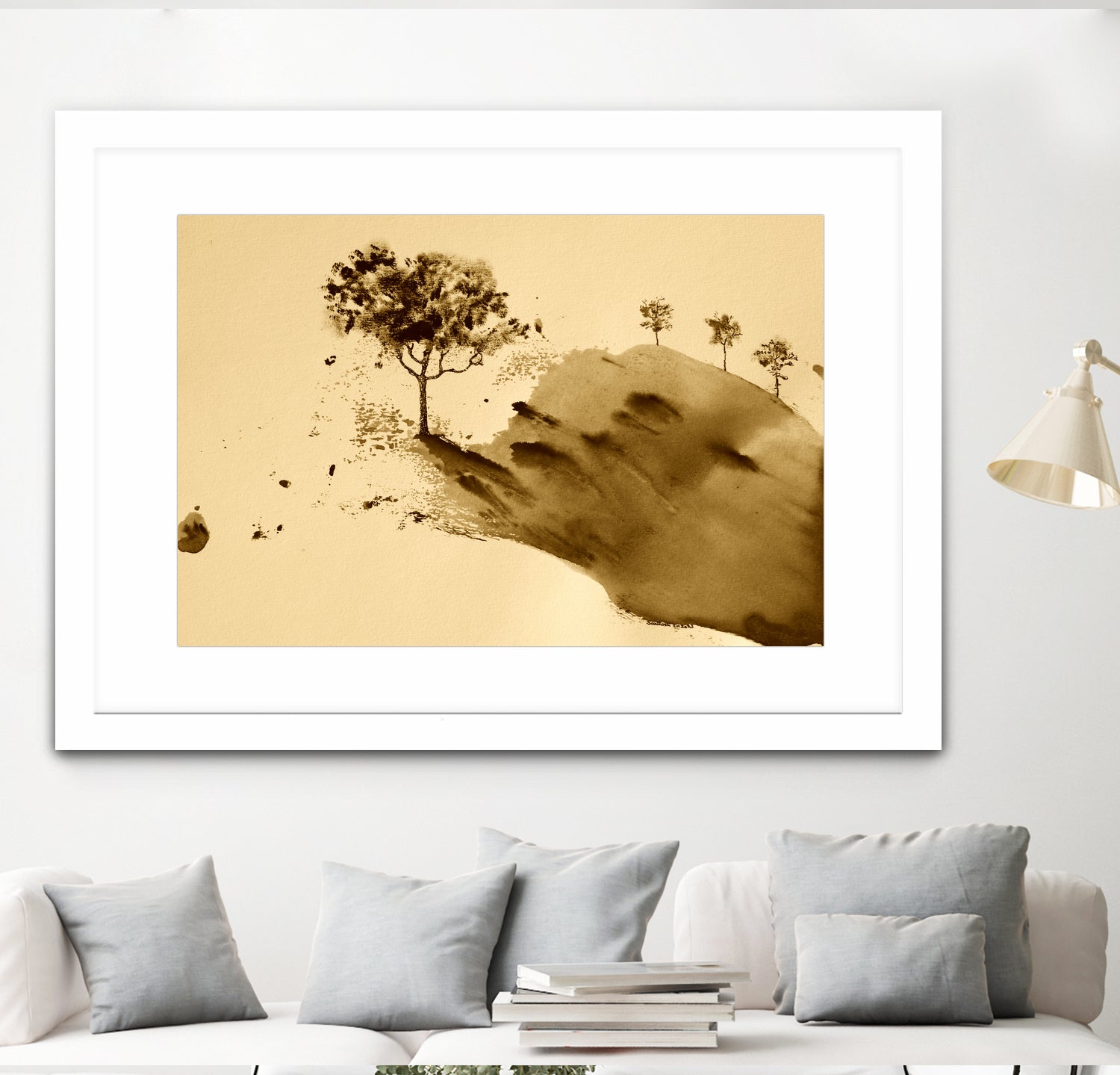 Whispering Hillside by Santhosh ch on GIANT ART - 19917 illustration