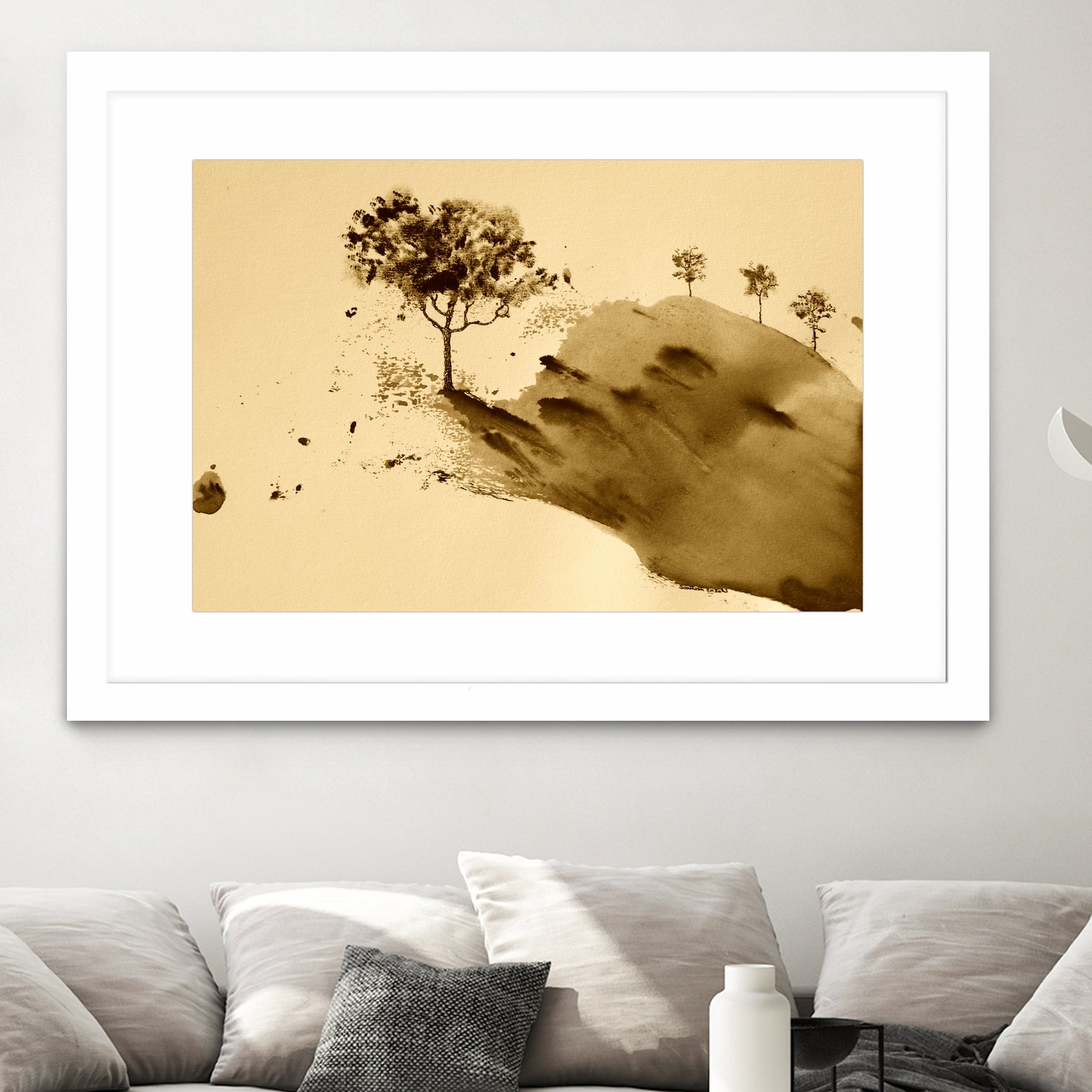 Whispering Hillside by Santhosh ch on GIANT ART - 19917 illustration