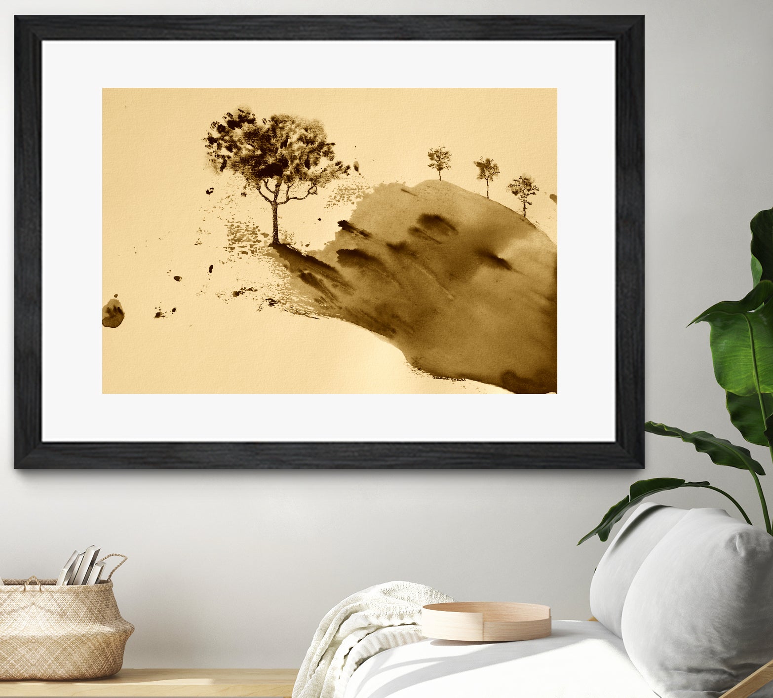 Whispering Hillside by Santhosh ch on GIANT ART - 19917 illustration