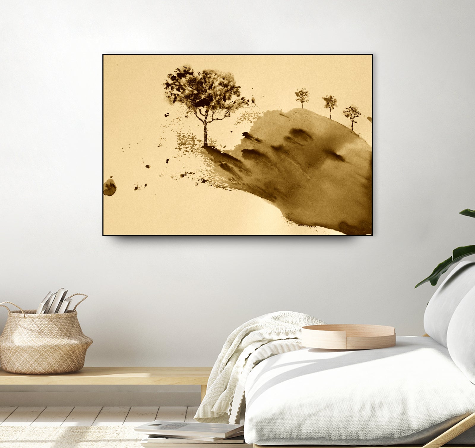 Whispering Hillside by Santhosh ch on GIANT ART - 19917 illustration