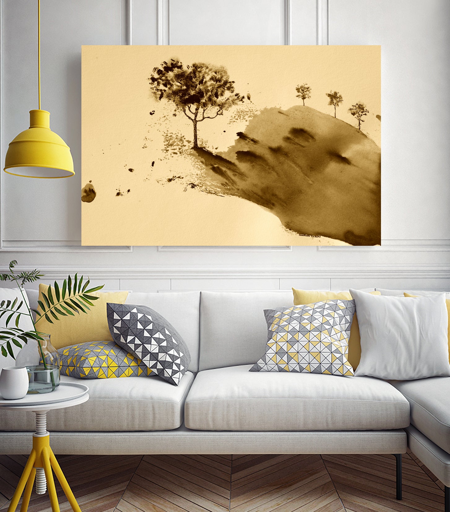 Whispering Hillside by Santhosh ch on GIANT ART - 19917 illustration