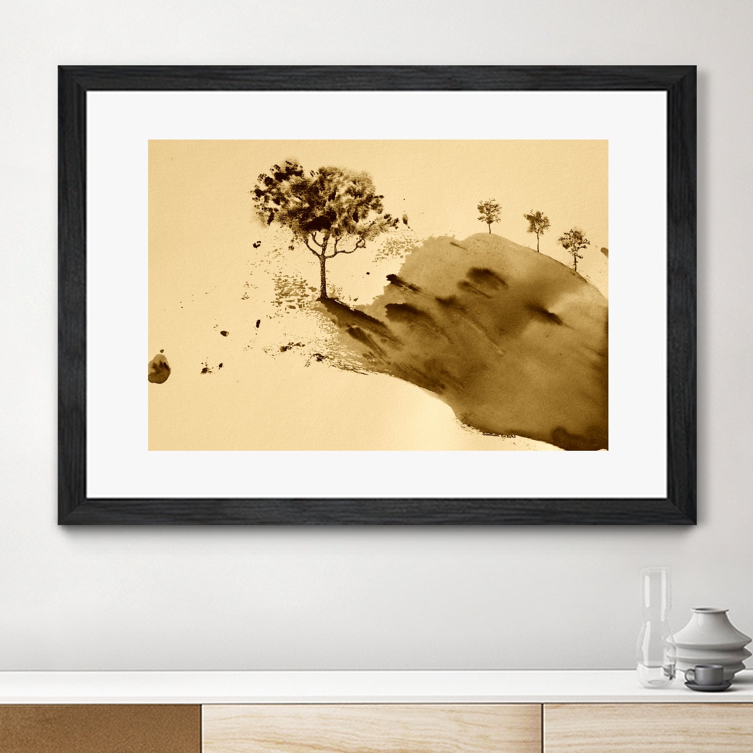 Whispering Hillside by Santhosh ch on GIANT ART - 19917 illustration