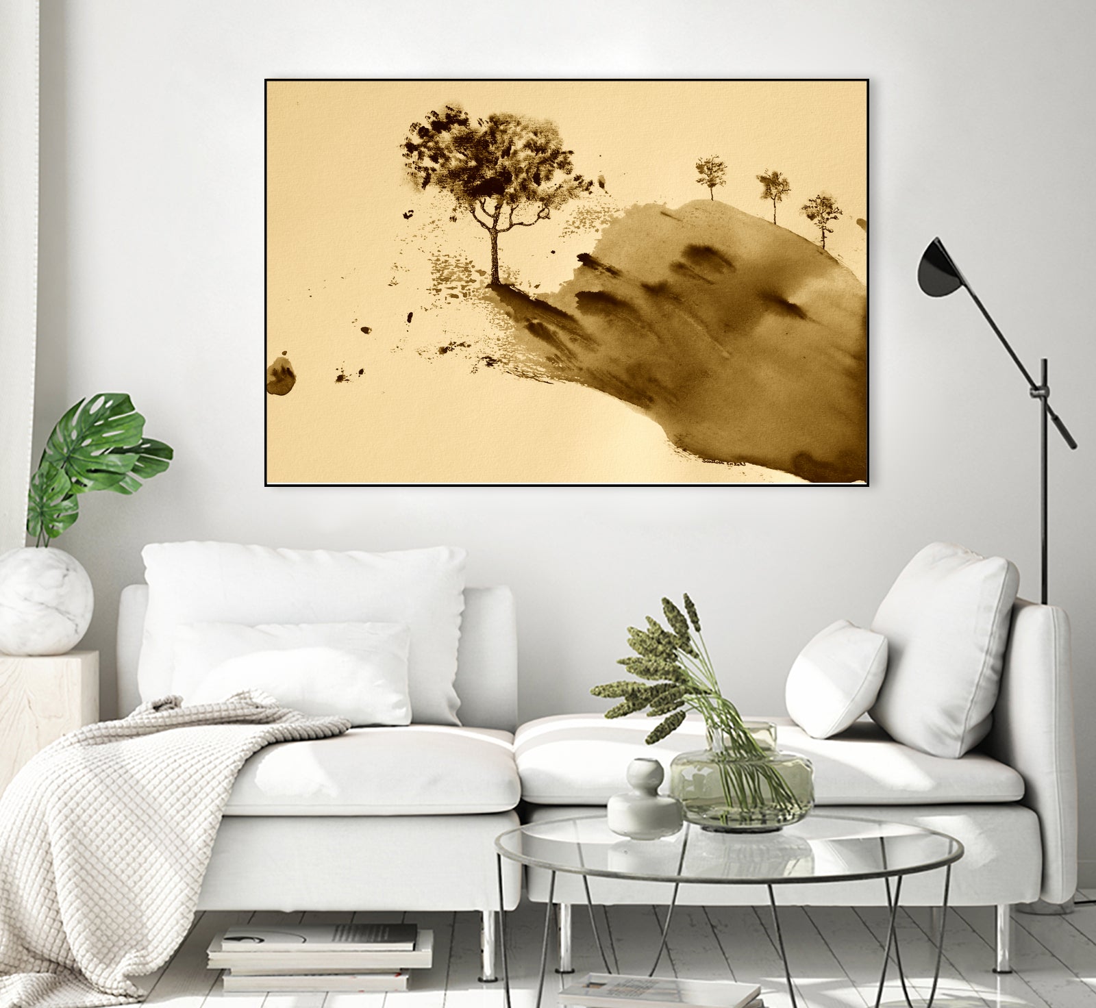 Whispering Hillside by Santhosh ch on GIANT ART - 19917 illustration