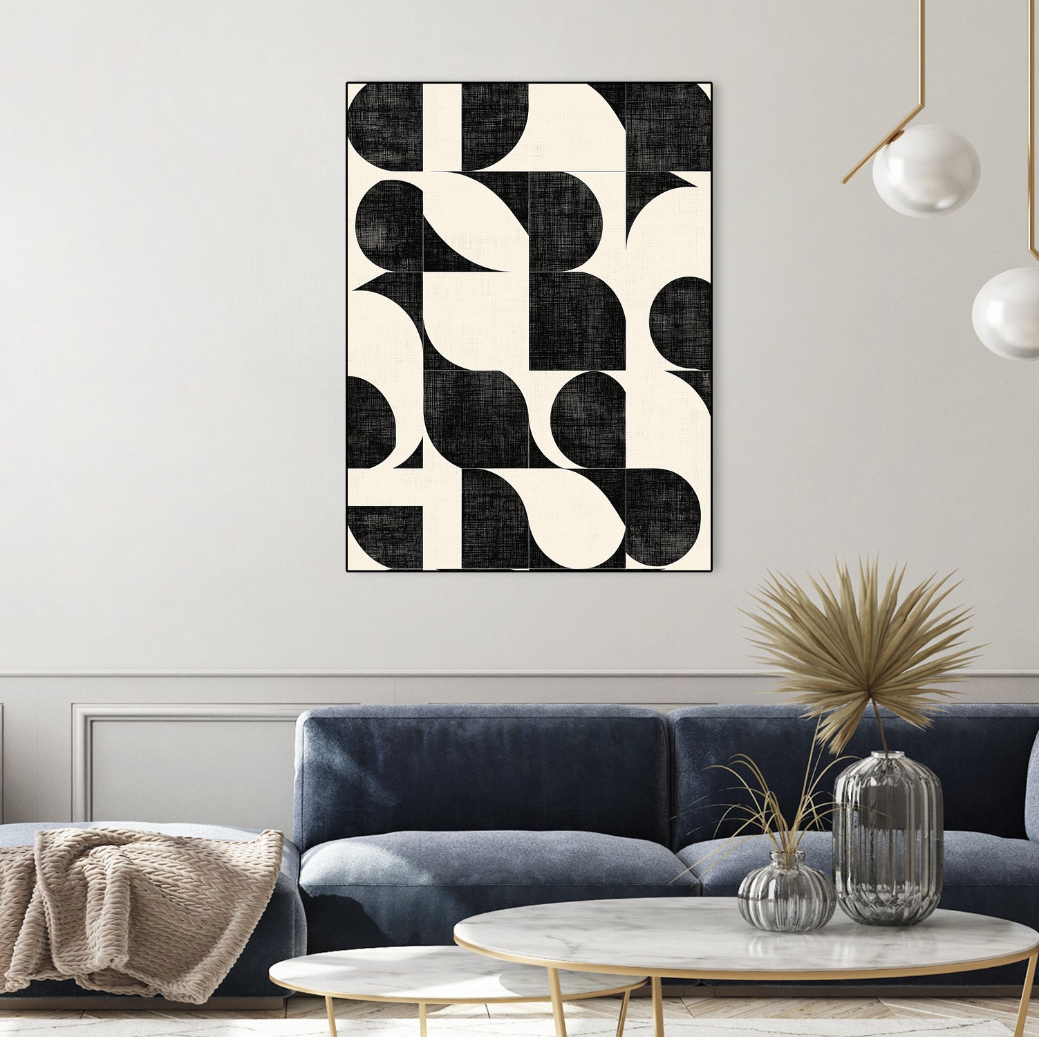 Geometric Black and White Patterns by Layla Oz on GIANT ART - 2972 illustration