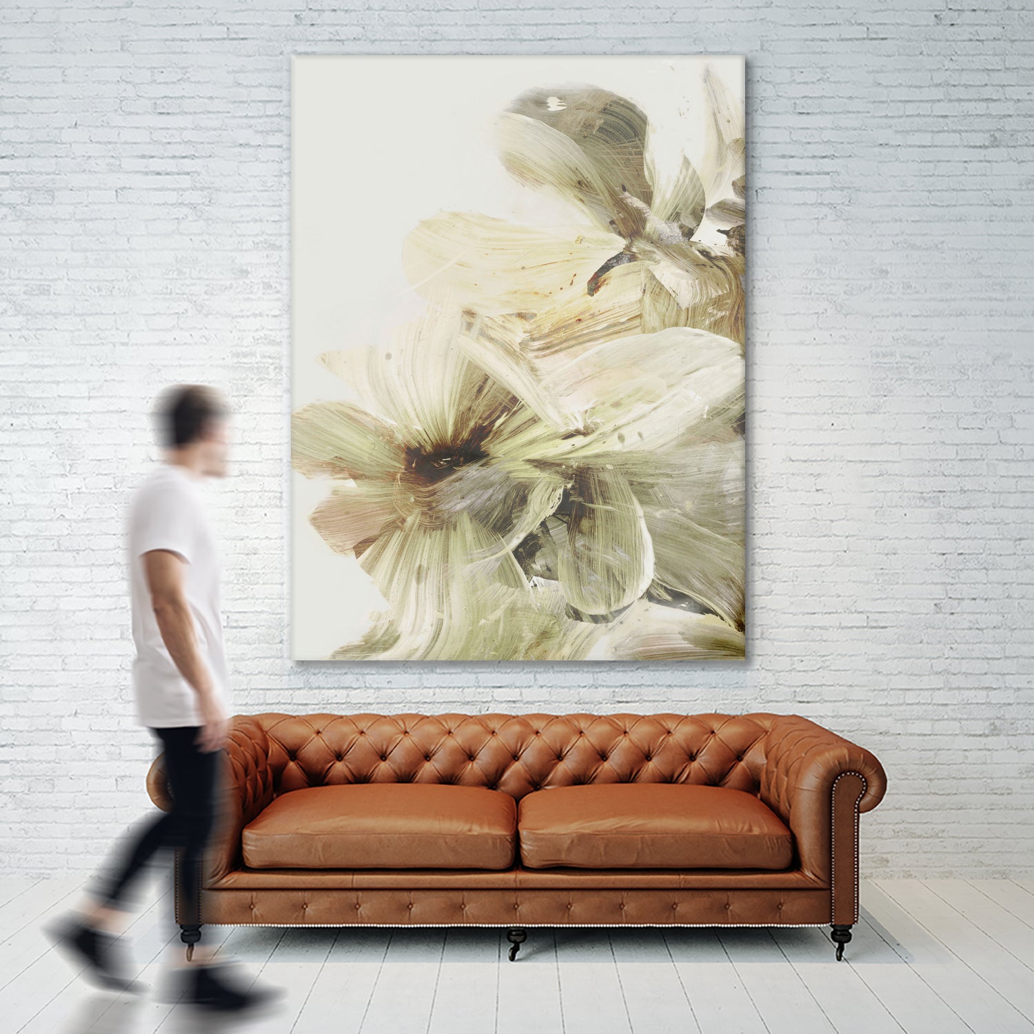 Hill Flowers 1 by Dan Hobday on GIANT ART - ananpainted ananpainted