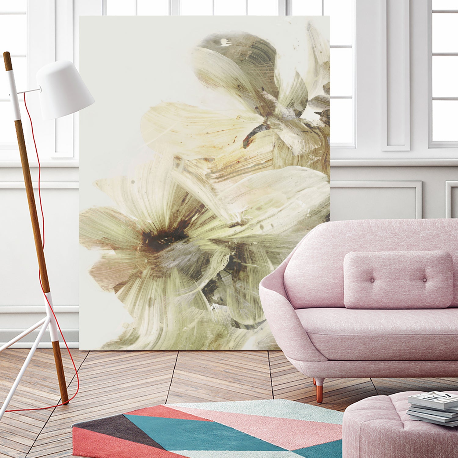 Hill Flowers 1 by Dan Hobday on GIANT ART - ananpainted ananpainted