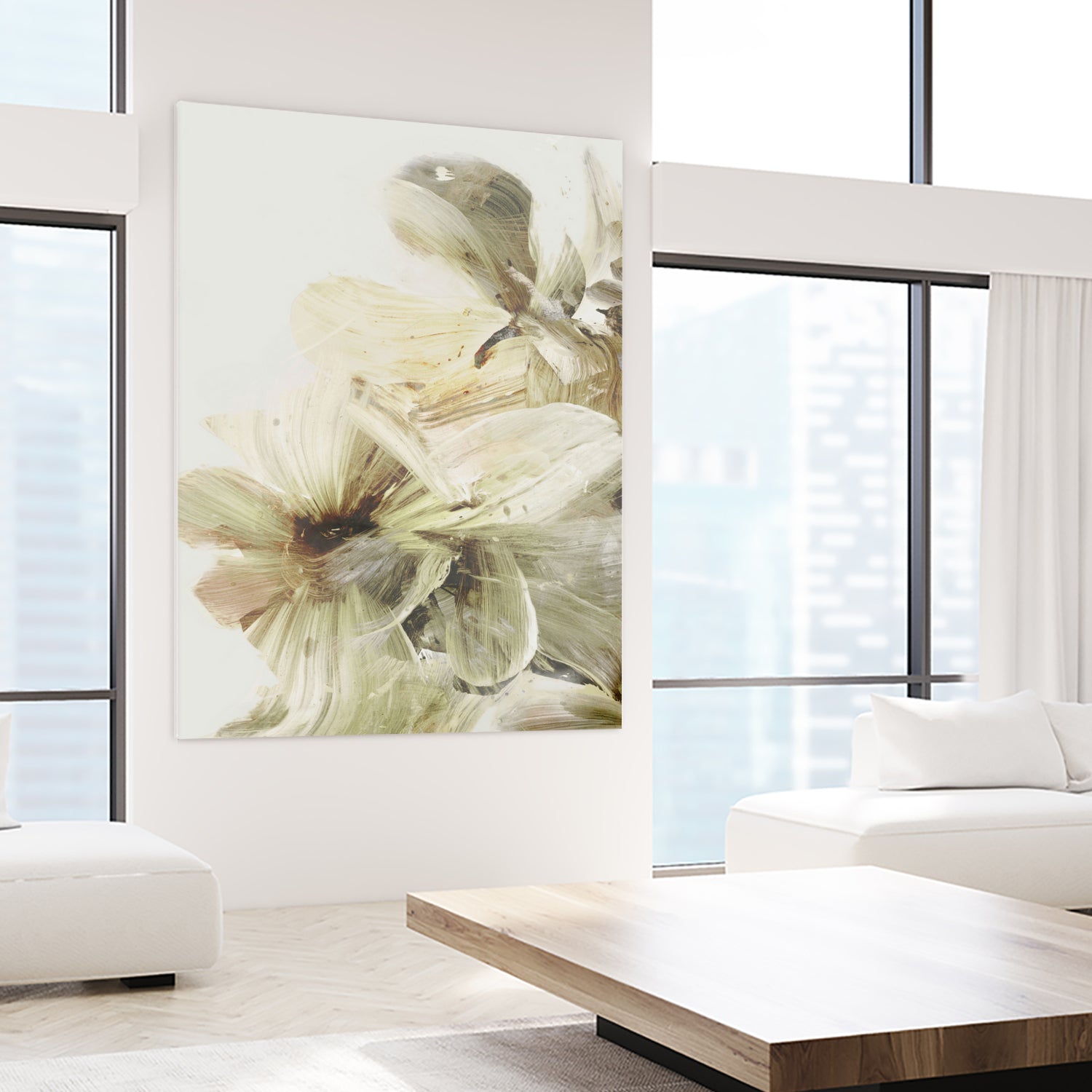 Hill Flowers 1 by Dan Hobday on GIANT ART - ananpainted ananpainted