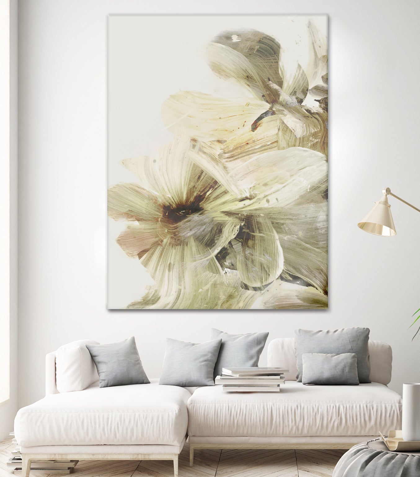 Hill Flowers 1 by Dan Hobday on GIANT ART - ananpainted ananpainted