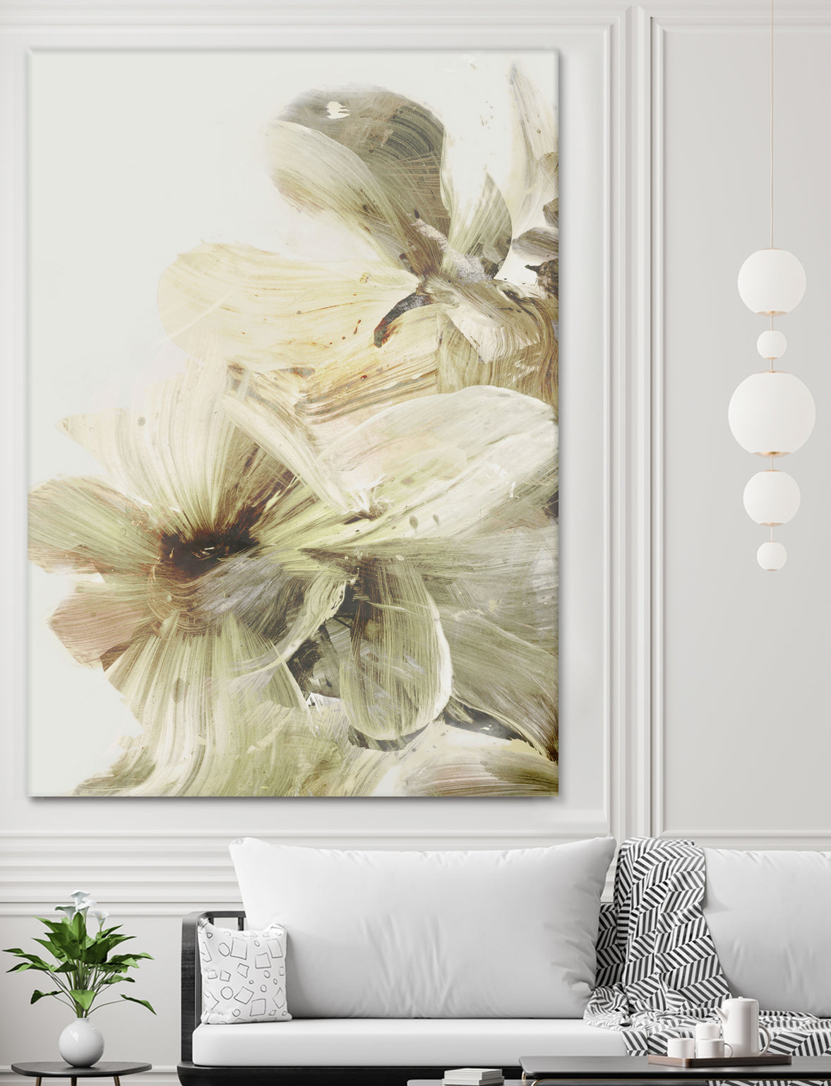 Hill Flowers 1 by Dan Hobday on GIANT ART - ananpainted ananpainted