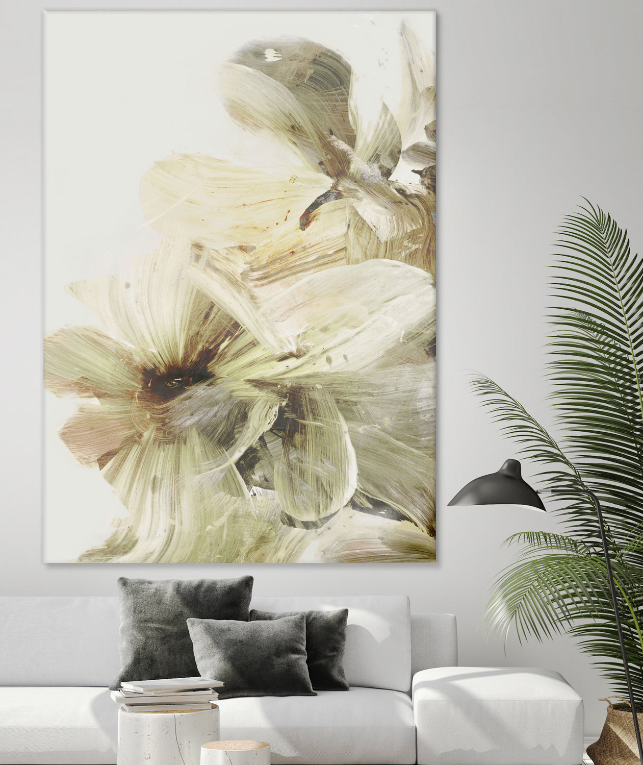 Hill Flowers 1 by Dan Hobday on GIANT ART - ananpainted ananpainted