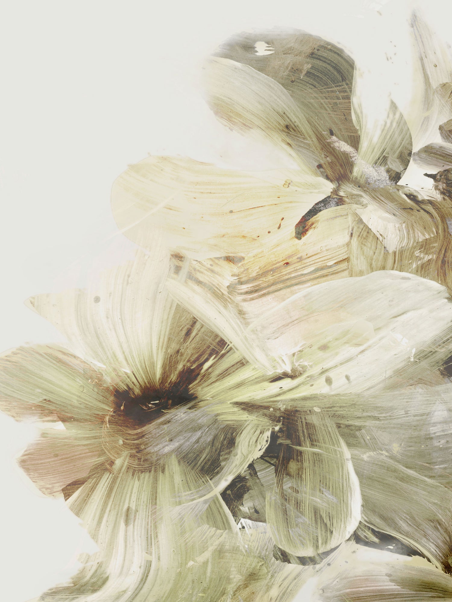 Hill Flowers 1 by Dan Hobday on GIANT ART - ananpainted ananpainted