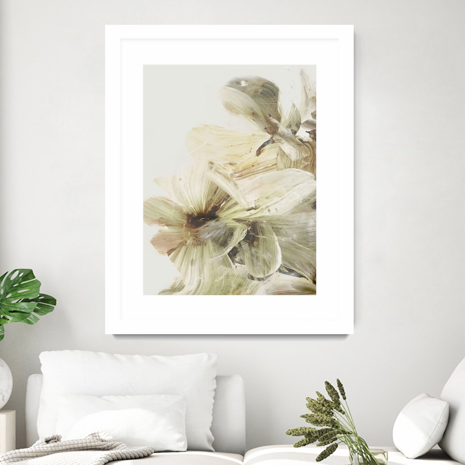 Hill Flowers 1 by Dan Hobday on GIANT ART - ananpainted ananpainted