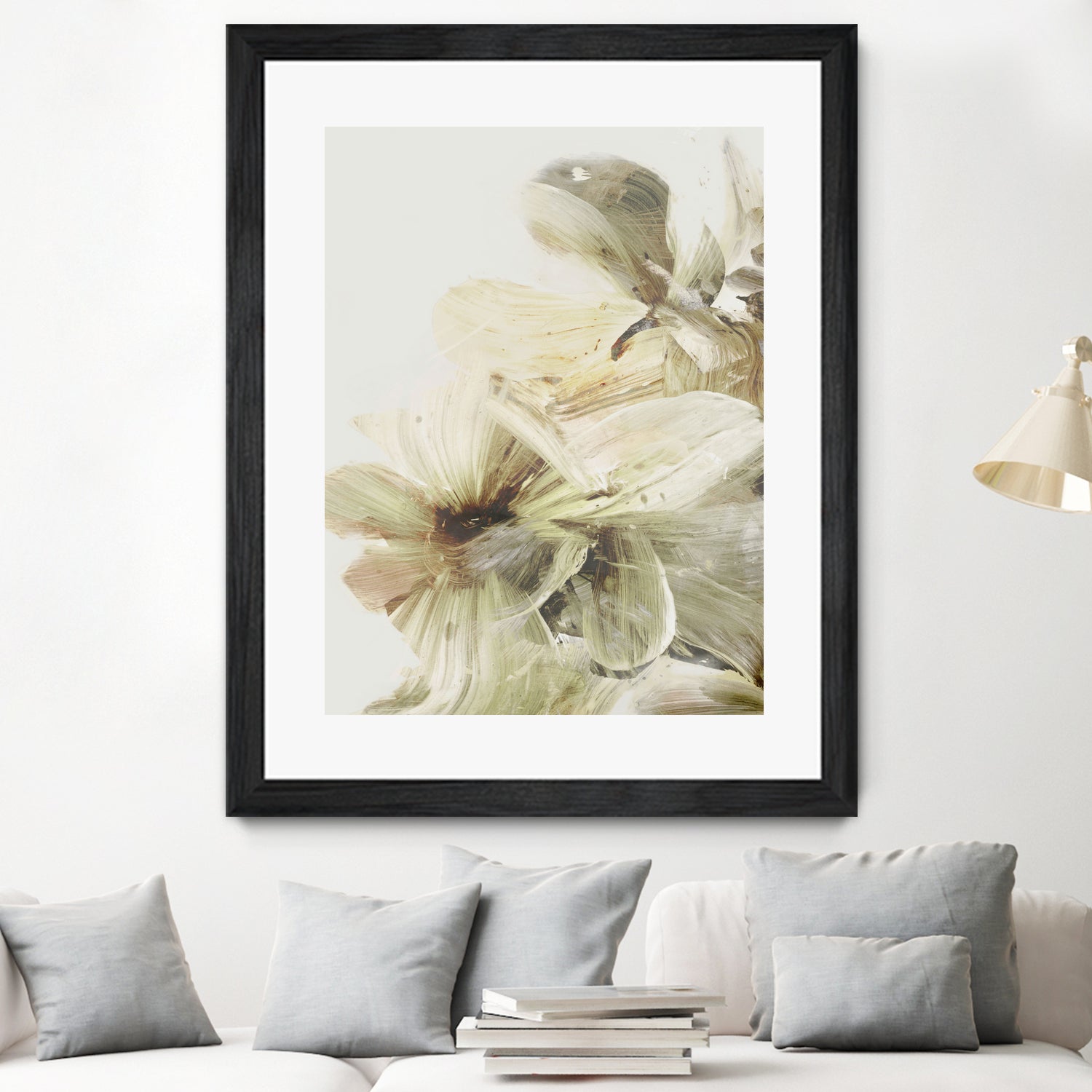 Hill Flowers 1 by Dan Hobday on GIANT ART - ananpainted ananpainted