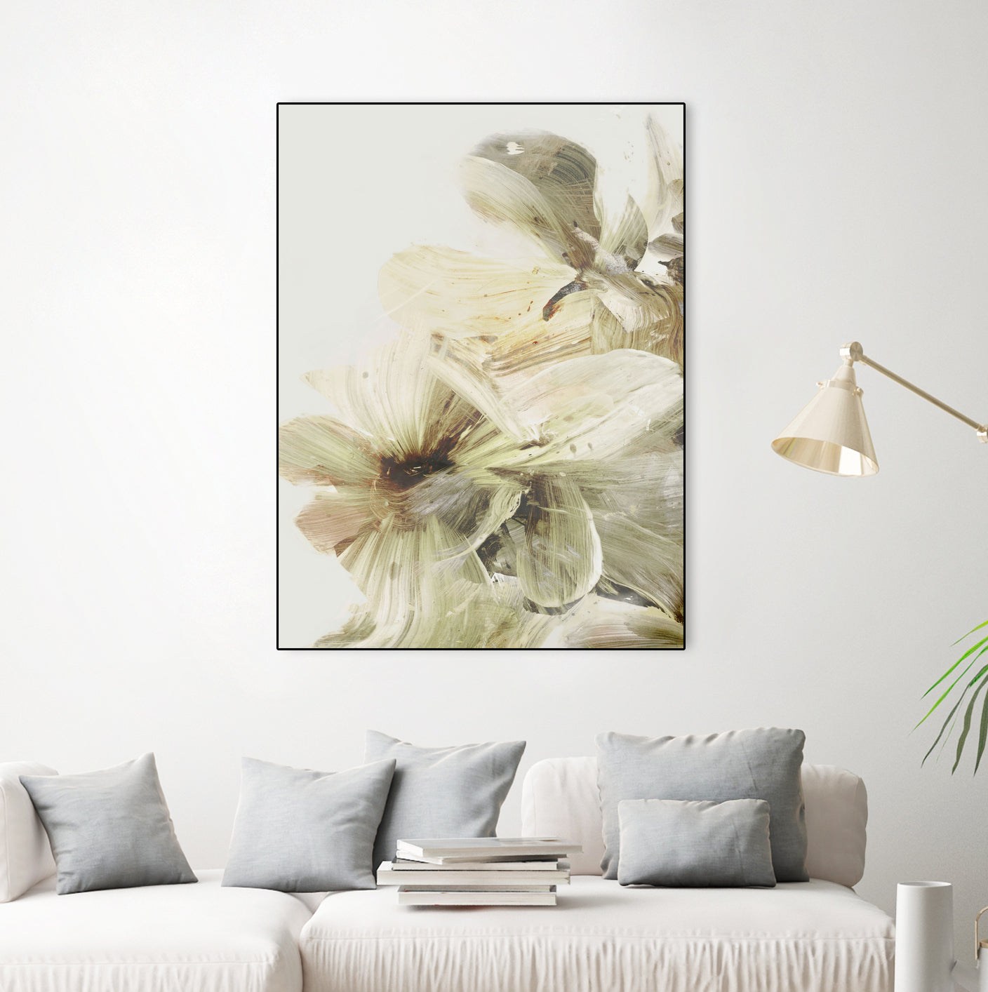 Hill Flowers 1 by Dan Hobday on GIANT ART - ananpainted ananpainted