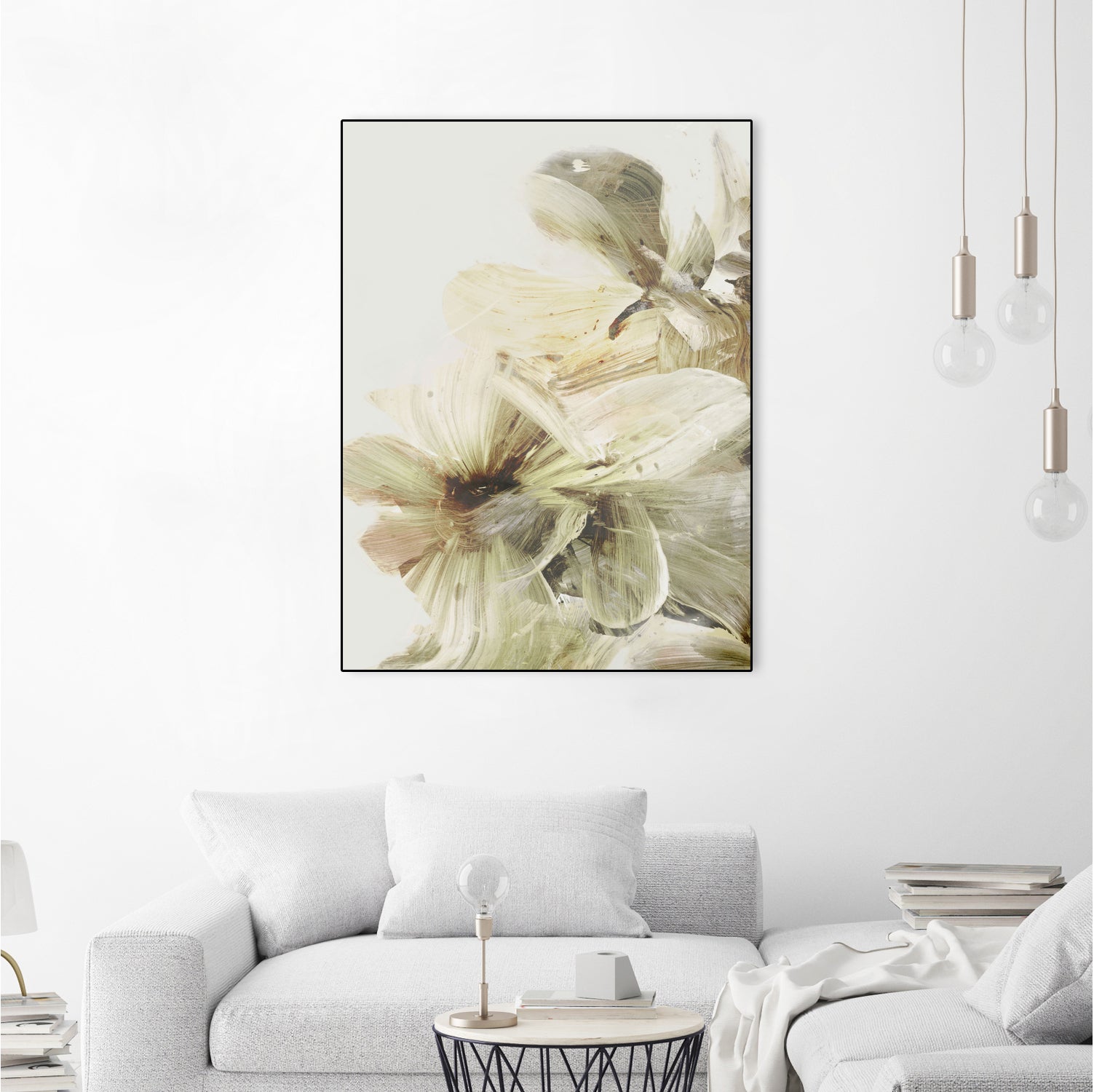 Hill Flowers 1 by Dan Hobday on GIANT ART - ananpainted ananpainted