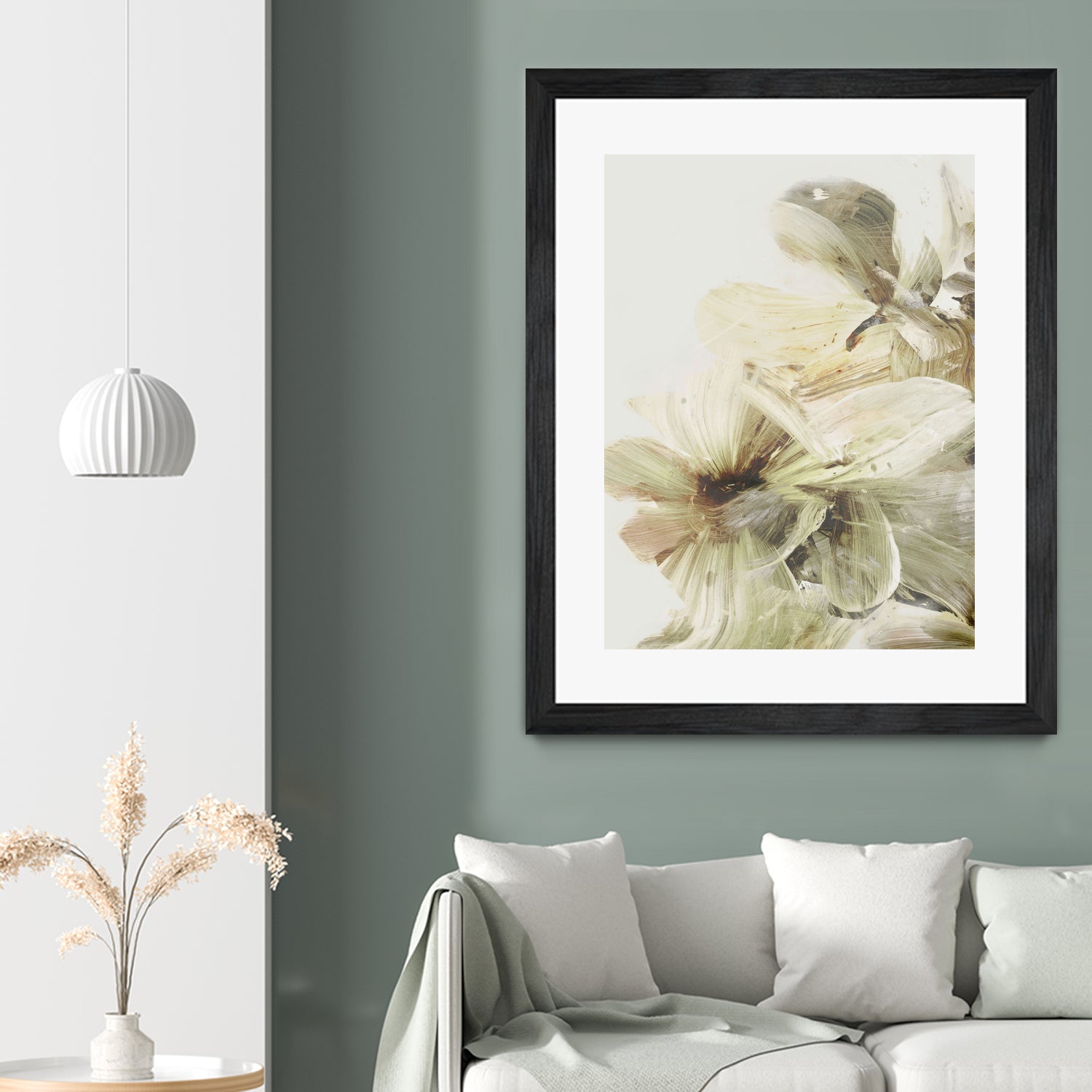 Hill Flowers 1 by Dan Hobday on GIANT ART - ananpainted ananpainted