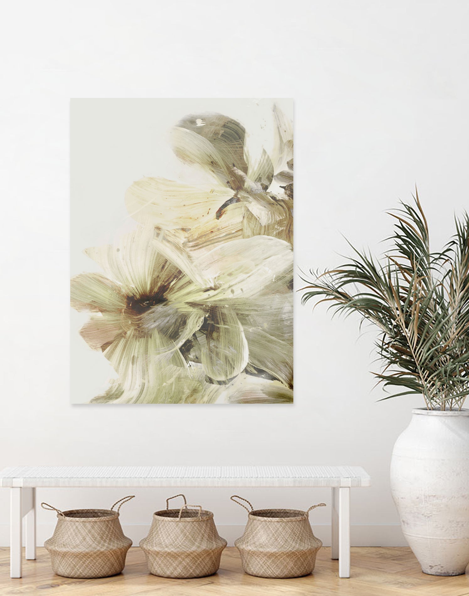 Hill Flowers 1 by Dan Hobday on GIANT ART - ananpainted ananpainted