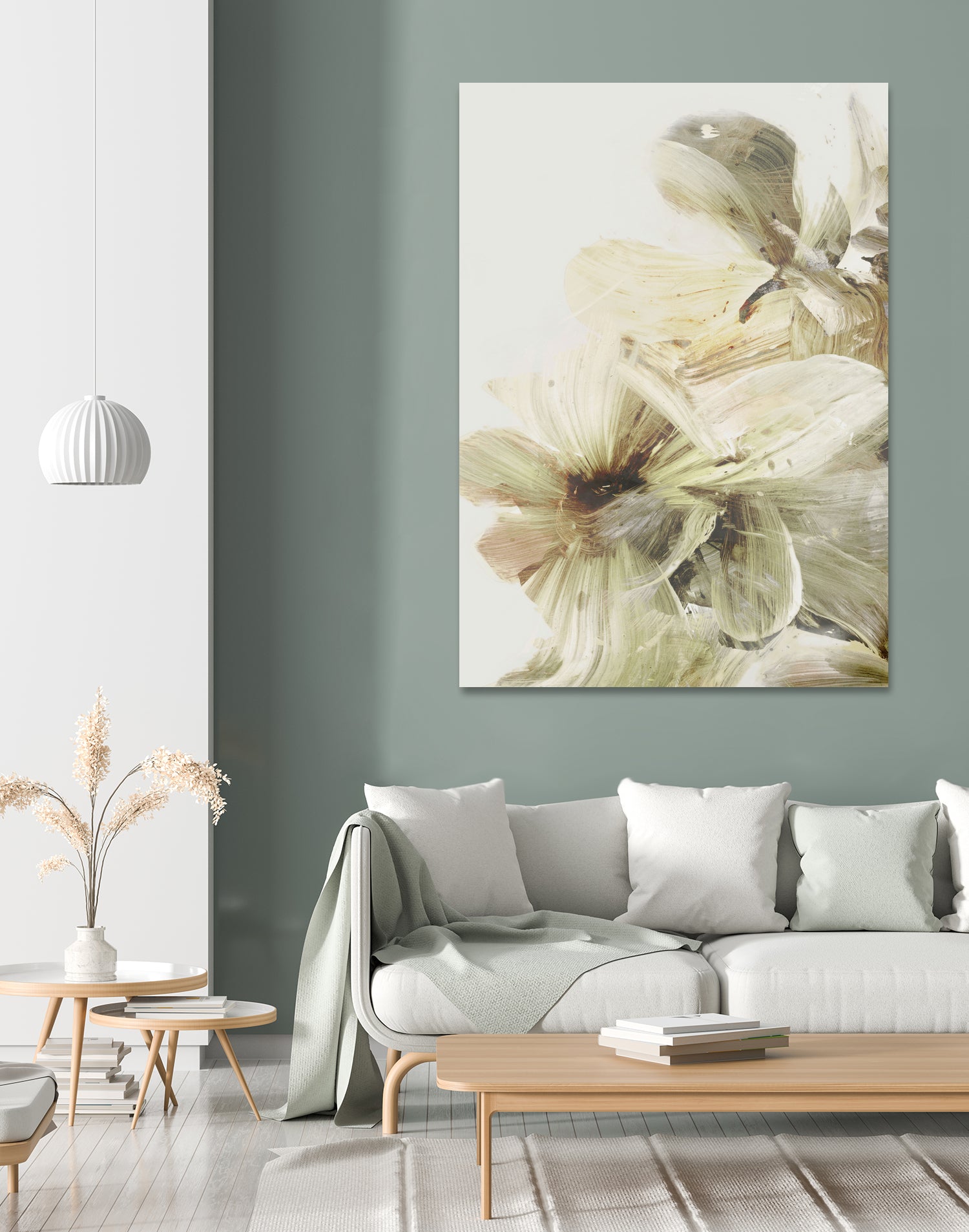 Hill Flowers 1 by Dan Hobday on GIANT ART - ananpainted ananpainted