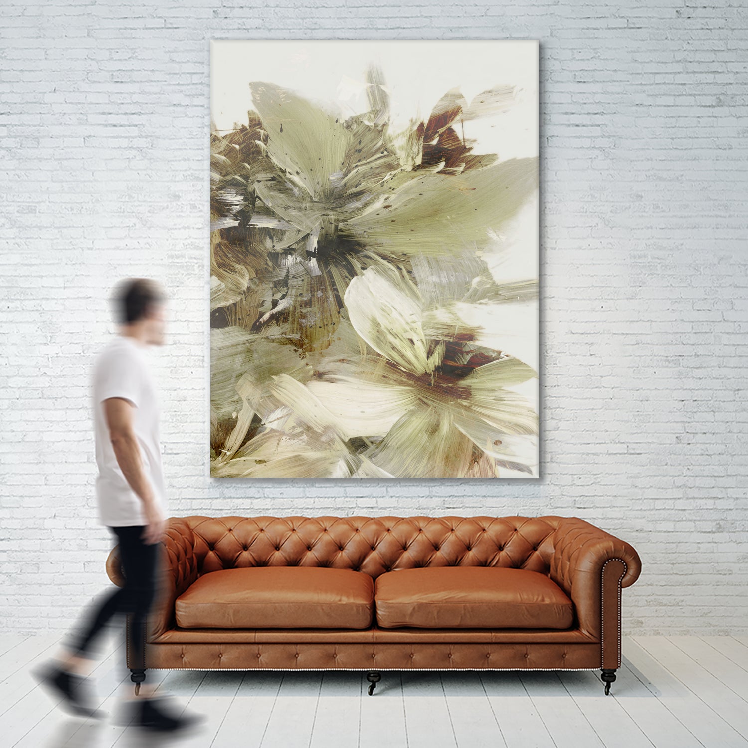 Hill Flowers 2 by Dan Hobday on GIANT ART - ananpainted ananpainted