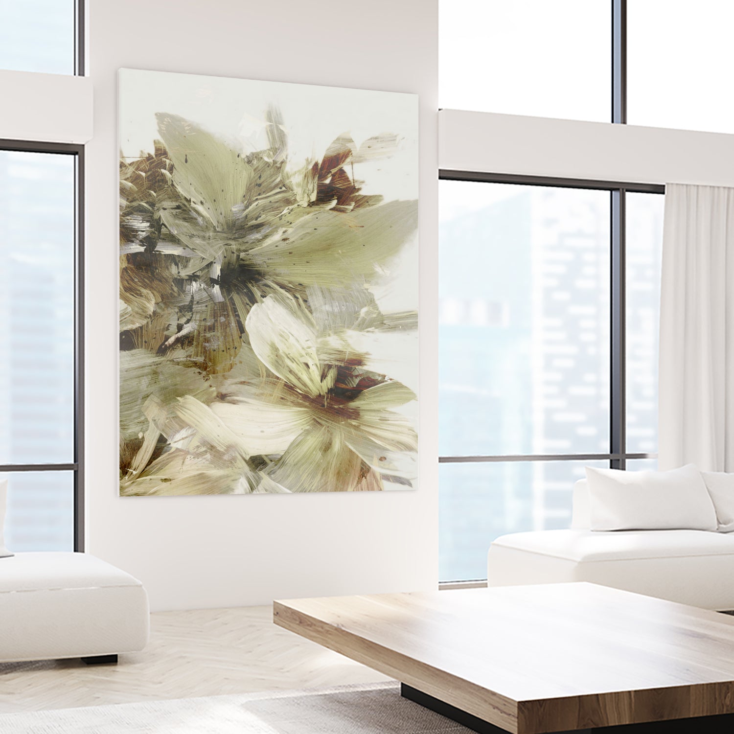 Hill Flowers 2 by Dan Hobday on GIANT ART - ananpainted ananpainted