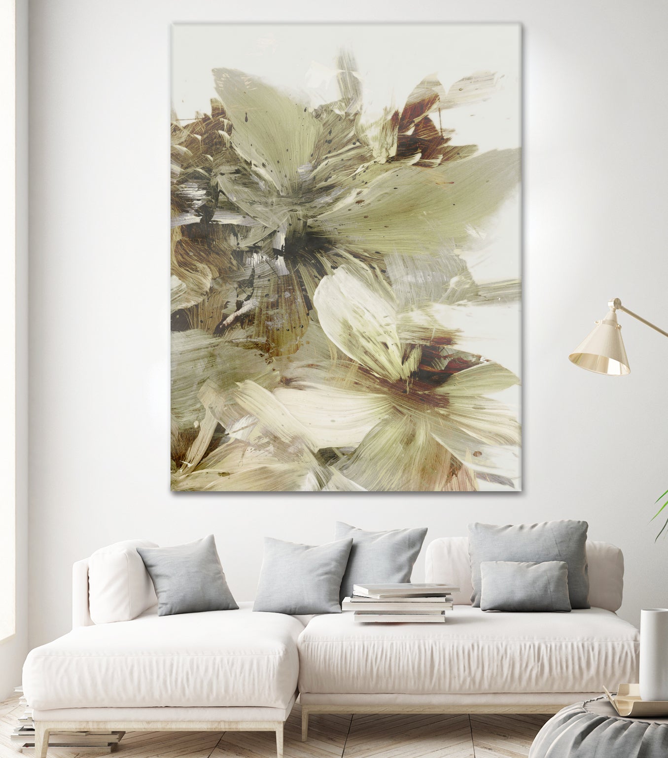 Hill Flowers 2 by Dan Hobday on GIANT ART - ananpainted ananpainted