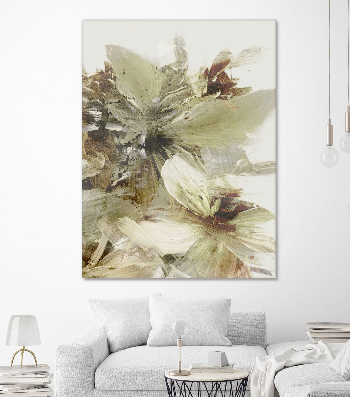 Hill Flowers 2 by Dan Hobday on GIANT ART - ananpainted ananpainted