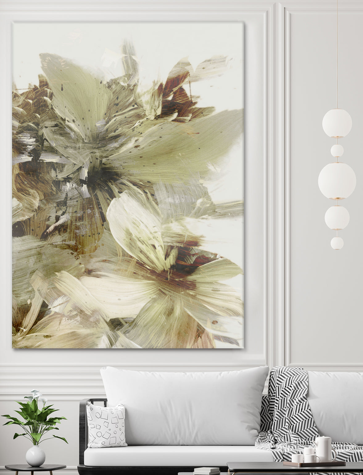 Hill Flowers 2 by Dan Hobday on GIANT ART - ananpainted ananpainted