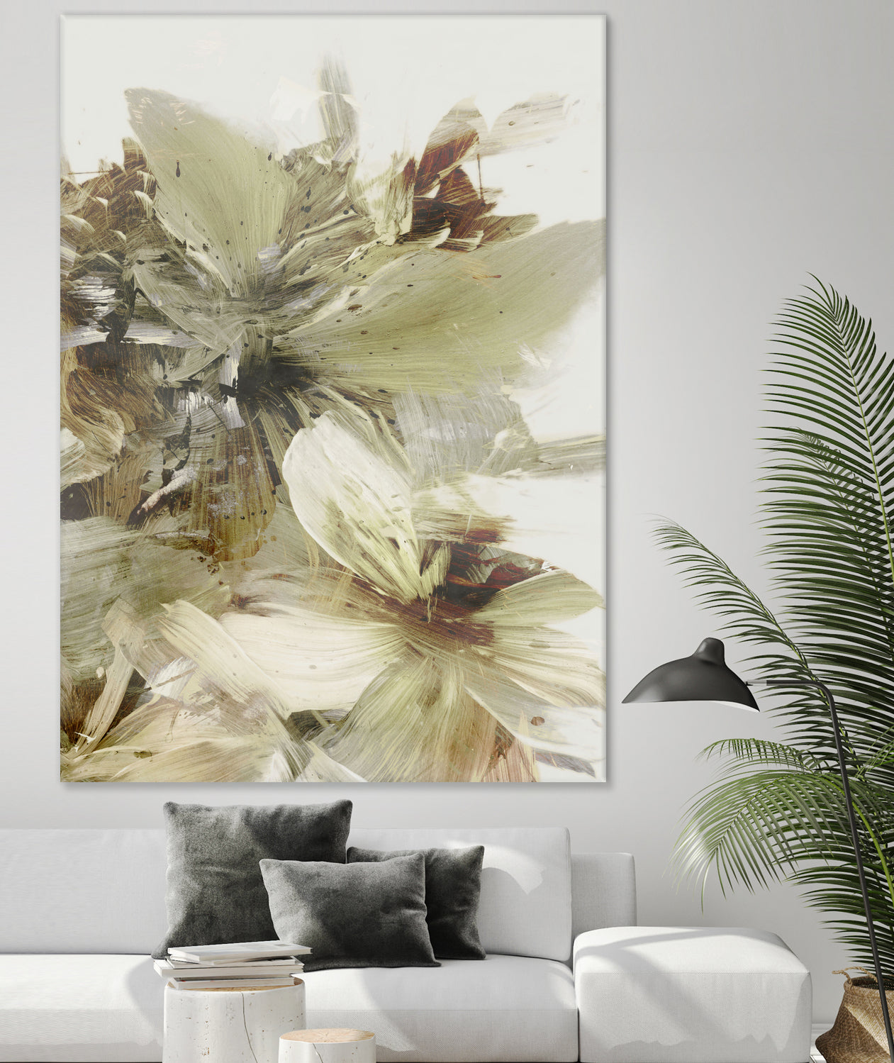 Hill Flowers 2 by Dan Hobday on GIANT ART - ananpainted ananpainted