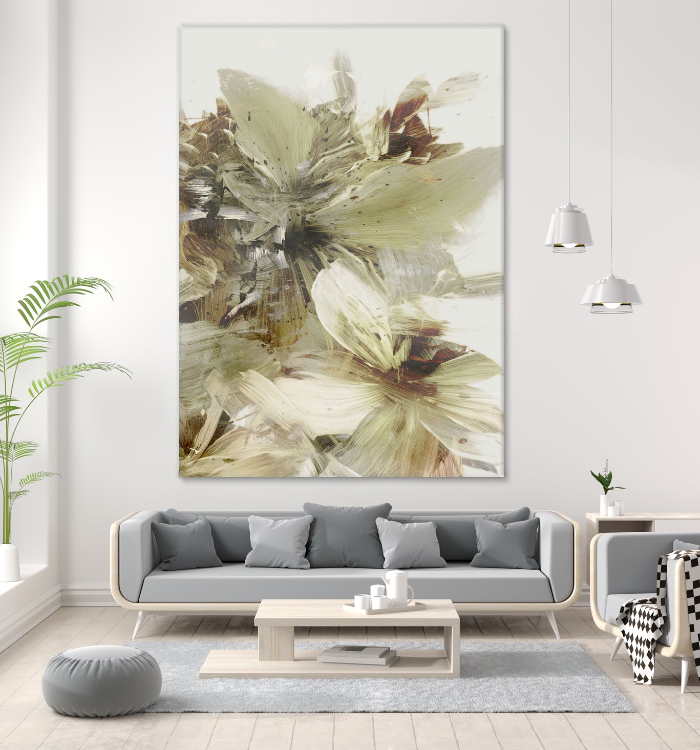 Hill Flowers 2 by Dan Hobday on GIANT ART - ananpainted ananpainted