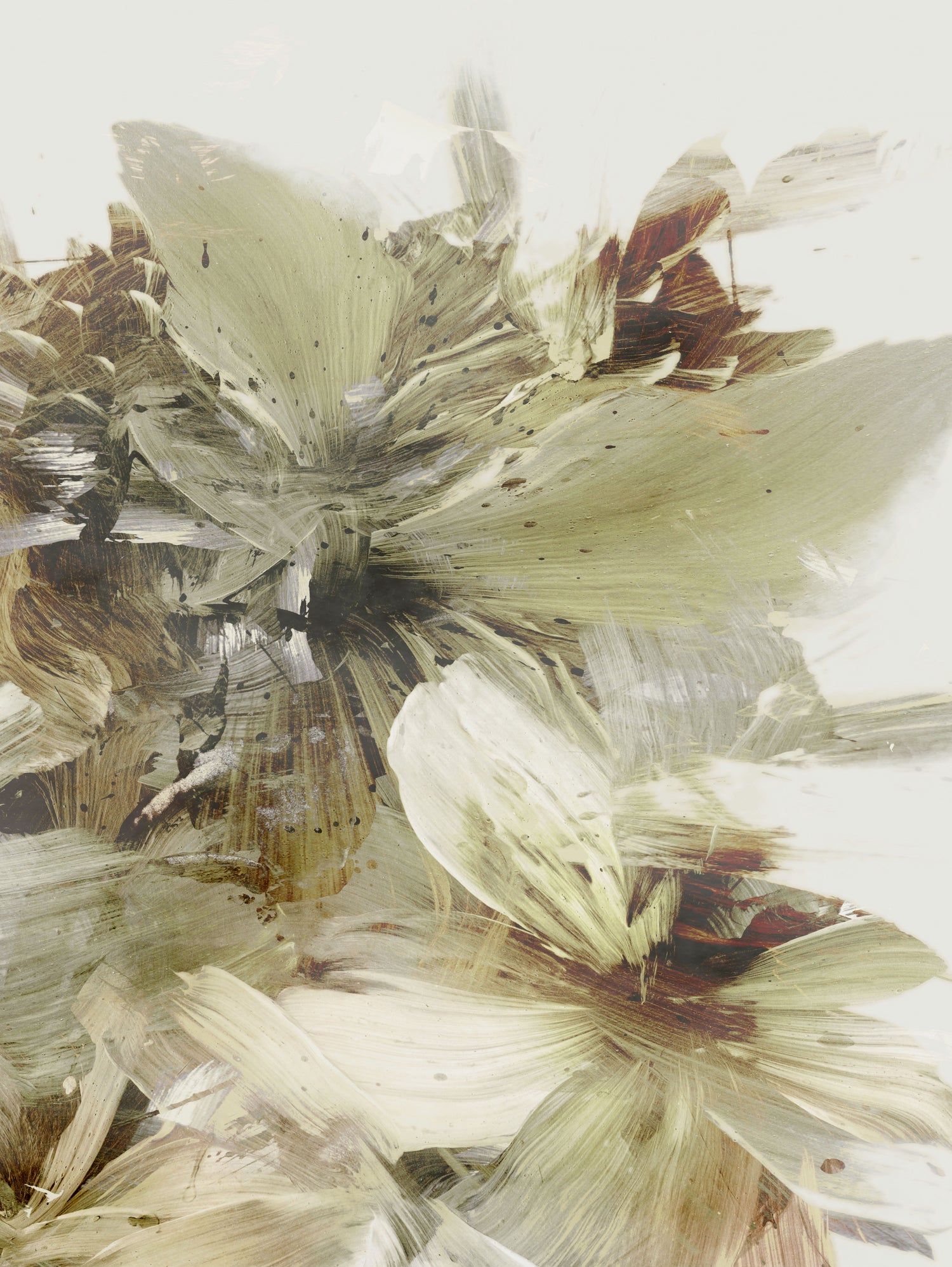 Hill Flowers 2 by Dan Hobday on GIANT ART - ananpainted ananpainted