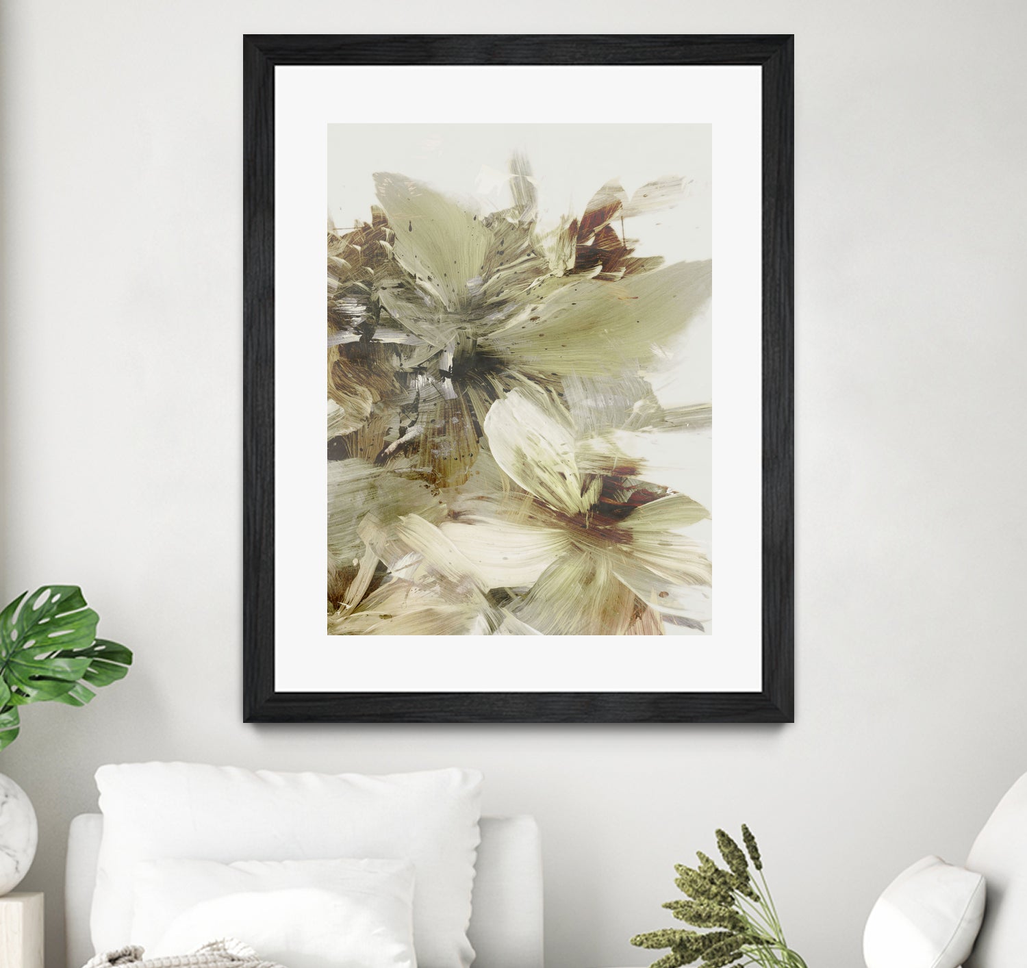 Hill Flowers 2 by Dan Hobday on GIANT ART - ananpainted ananpainted