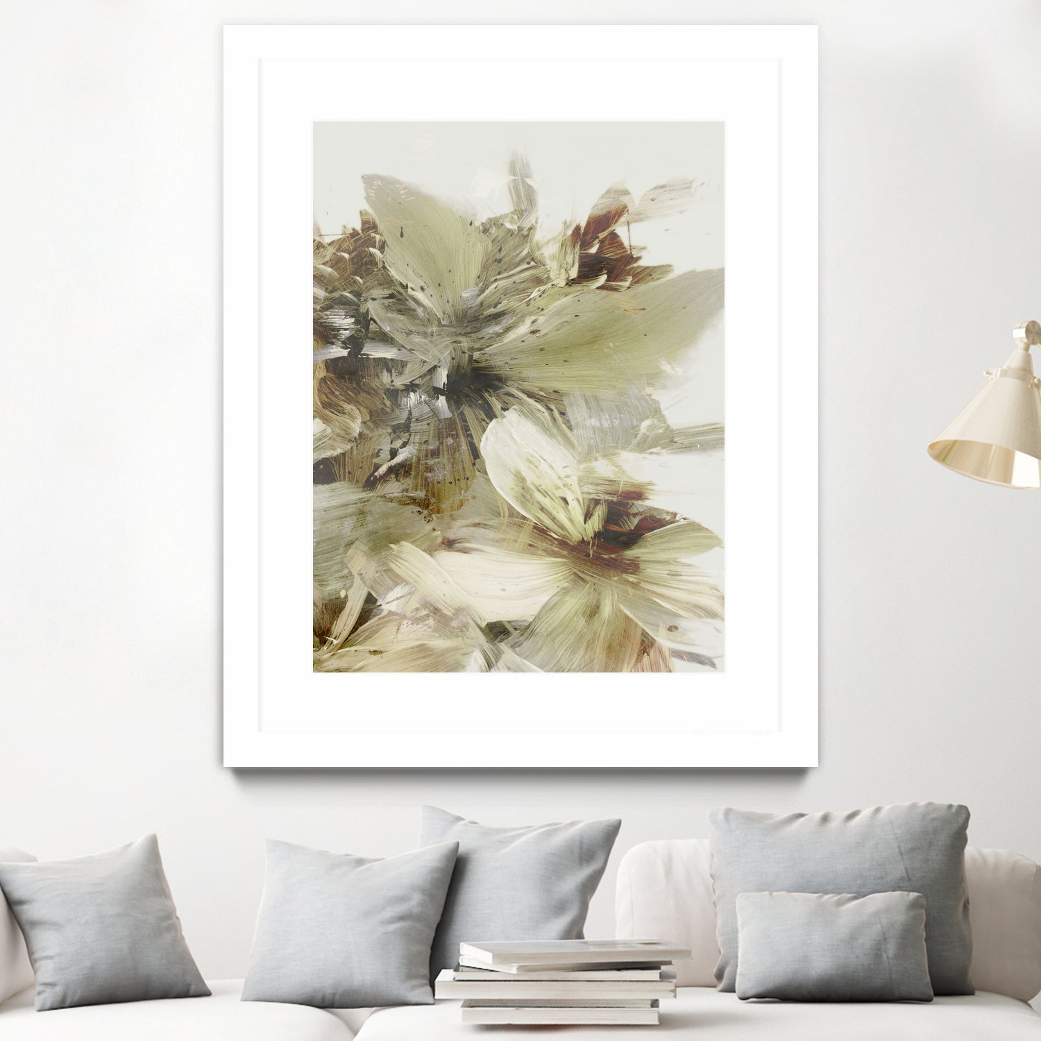 Hill Flowers 2 by Dan Hobday on GIANT ART - ananpainted ananpainted