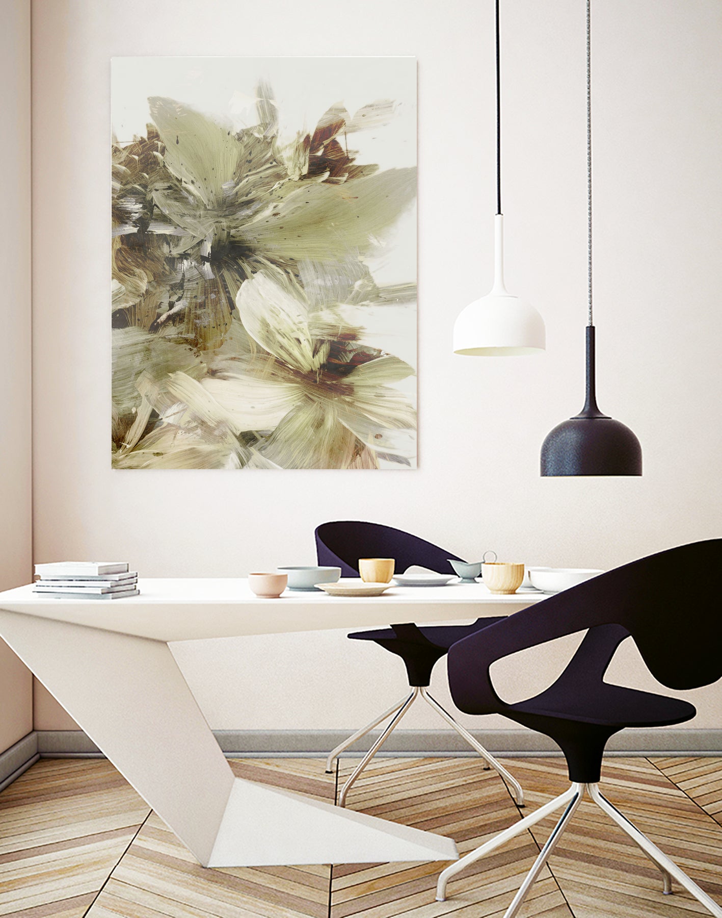 Hill Flowers 2 by Dan Hobday on GIANT ART - ananpainted ananpainted