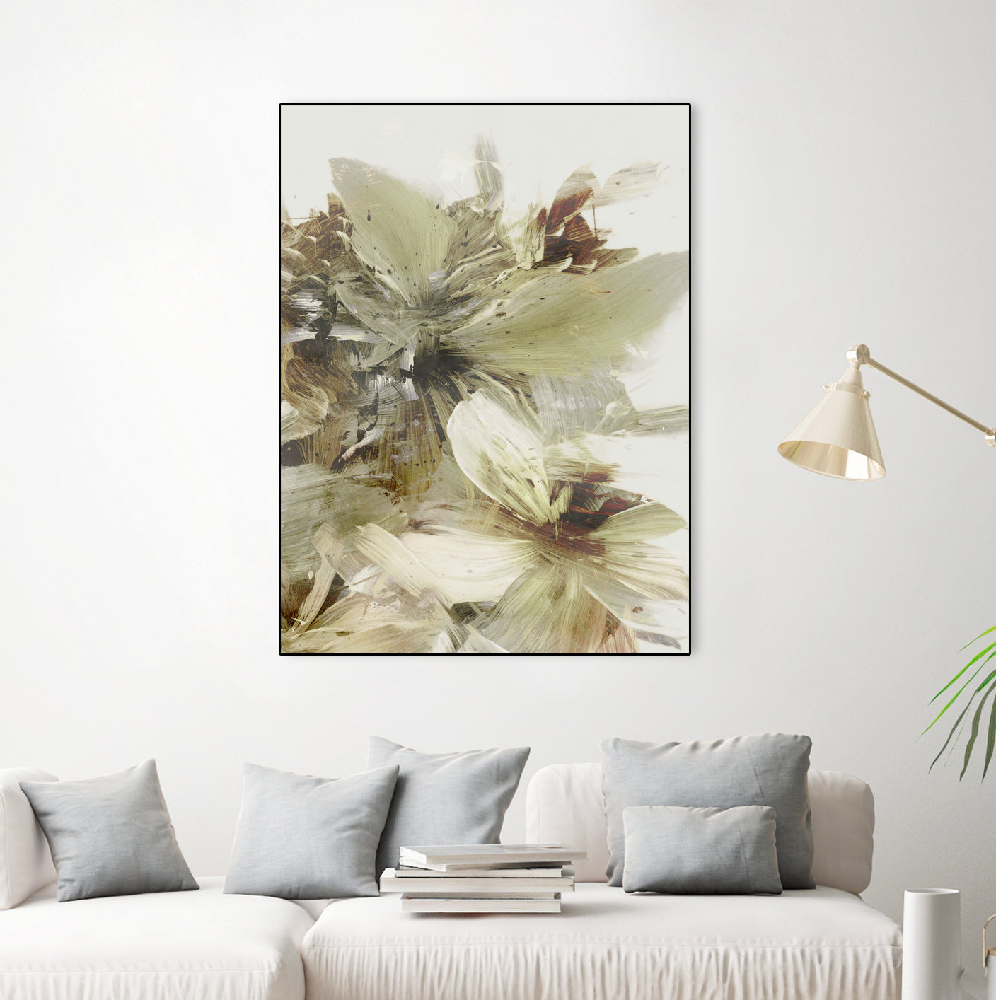 Hill Flowers 2 by Dan Hobday on GIANT ART - ananpainted ananpainted