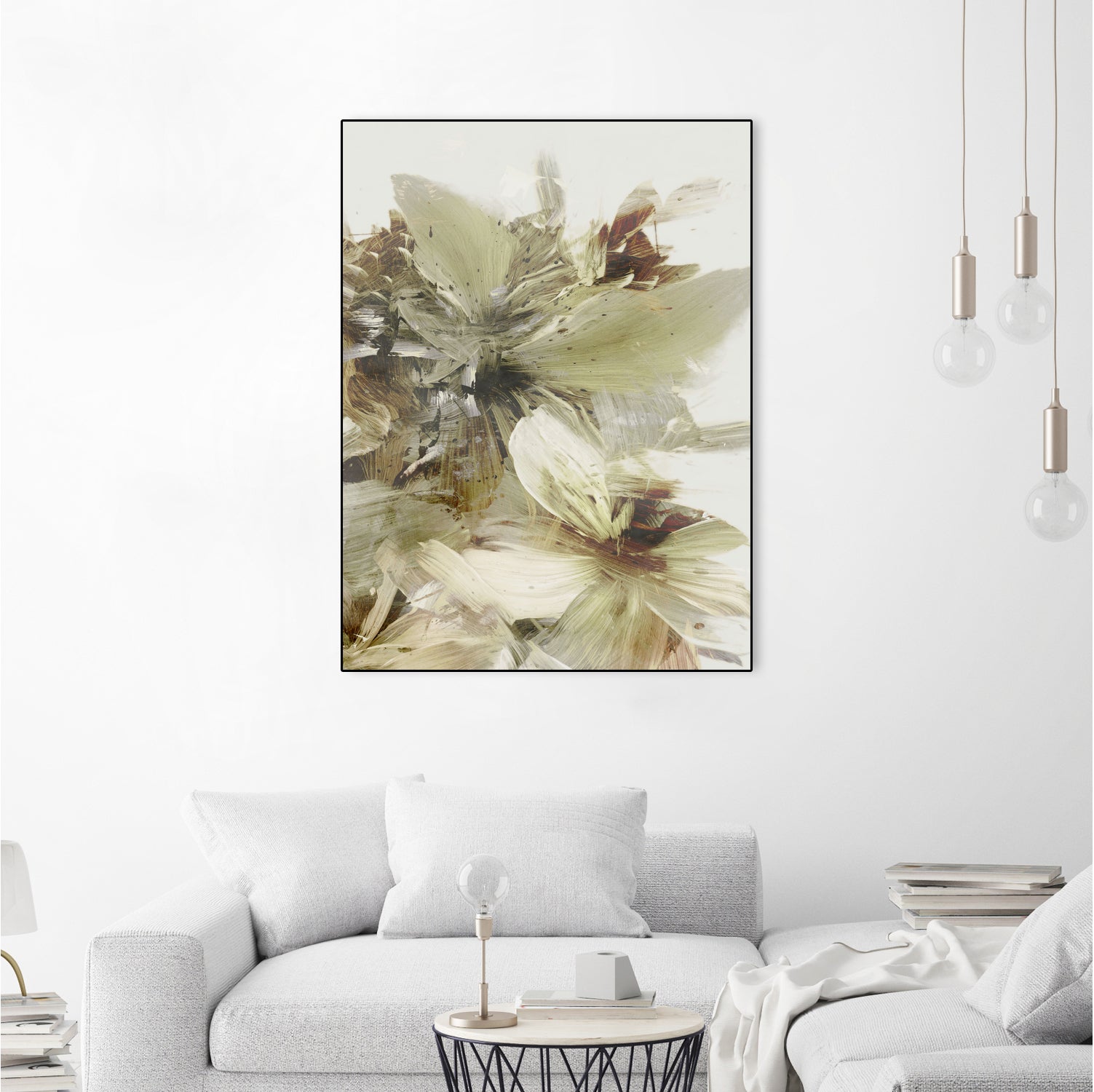 Hill Flowers 2 by Dan Hobday on GIANT ART - ananpainted ananpainted