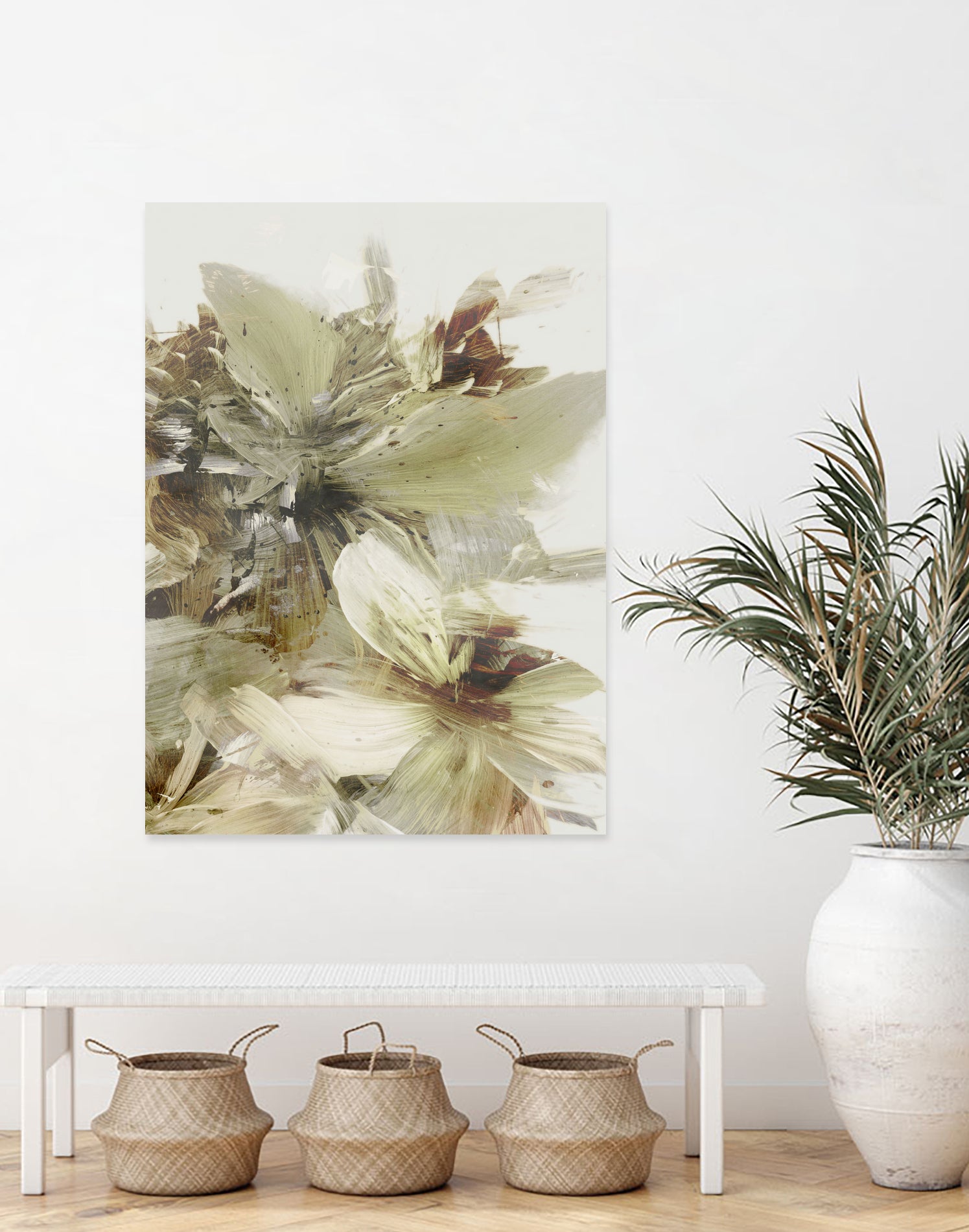 Hill Flowers 2 by Dan Hobday on GIANT ART - ananpainted ananpainted