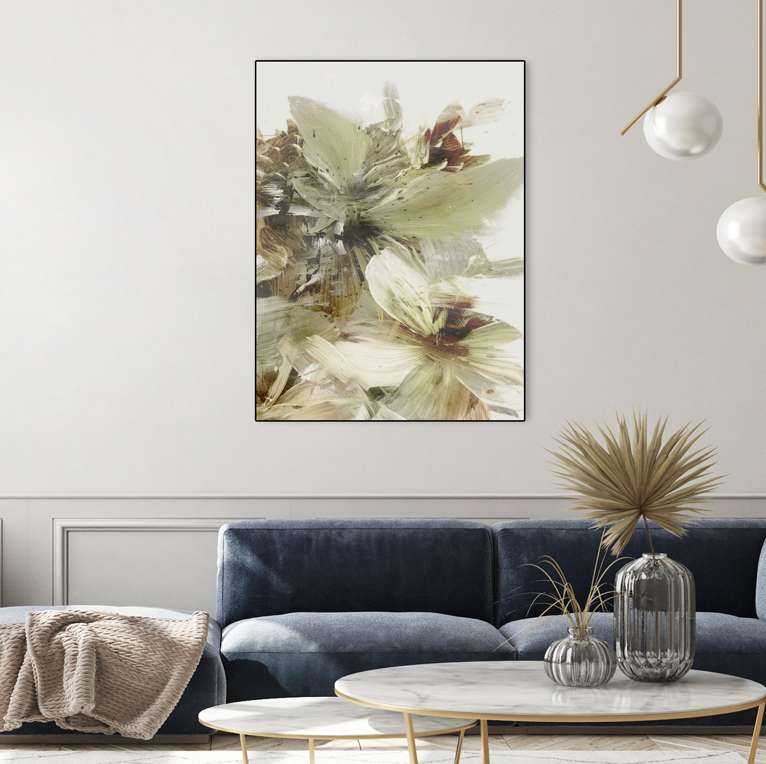 Hill Flowers 2 by Dan Hobday on GIANT ART - ananpainted ananpainted