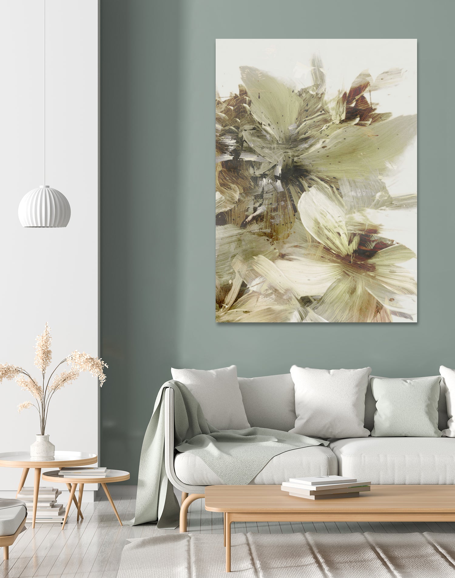 Hill Flowers 2 by Dan Hobday on GIANT ART - ananpainted ananpainted