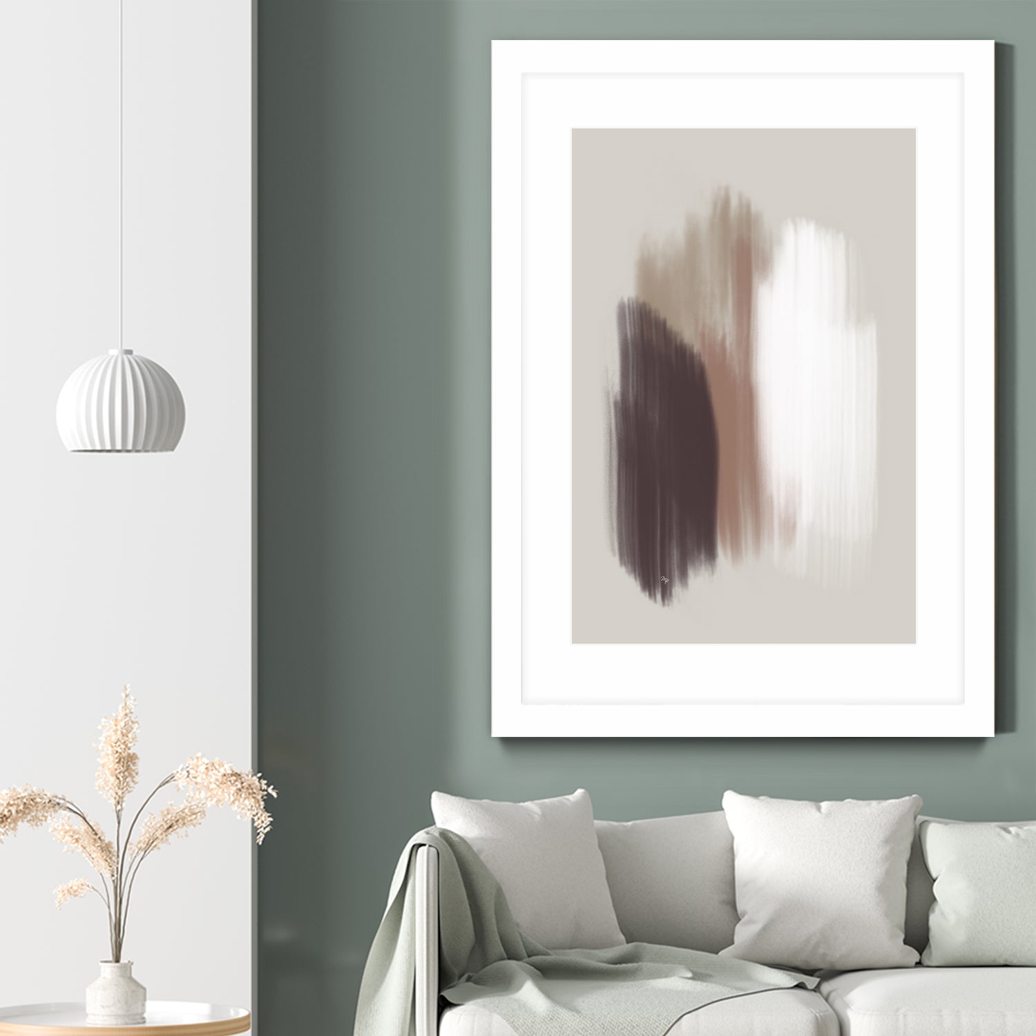 Muted Brush Strokes by Martina on GIANT ART - 4724 photography