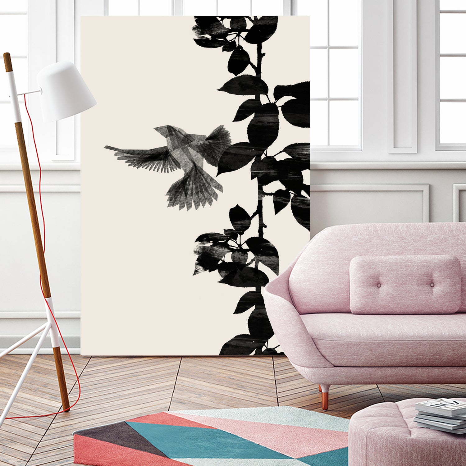 Bird Botanical a 20x30 by Danushka Abeygoda on GIANT ART -
