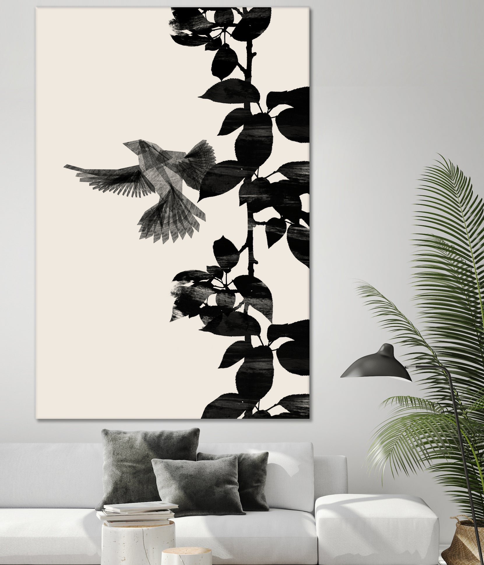 Bird Botanical a 20x30 by Danushka Abeygoda on GIANT ART -