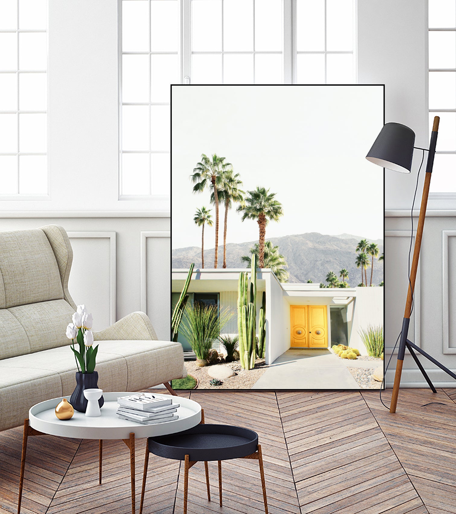 Palm Springs 2 by Kathrin Pienaar on GIANT ART - framed canvas