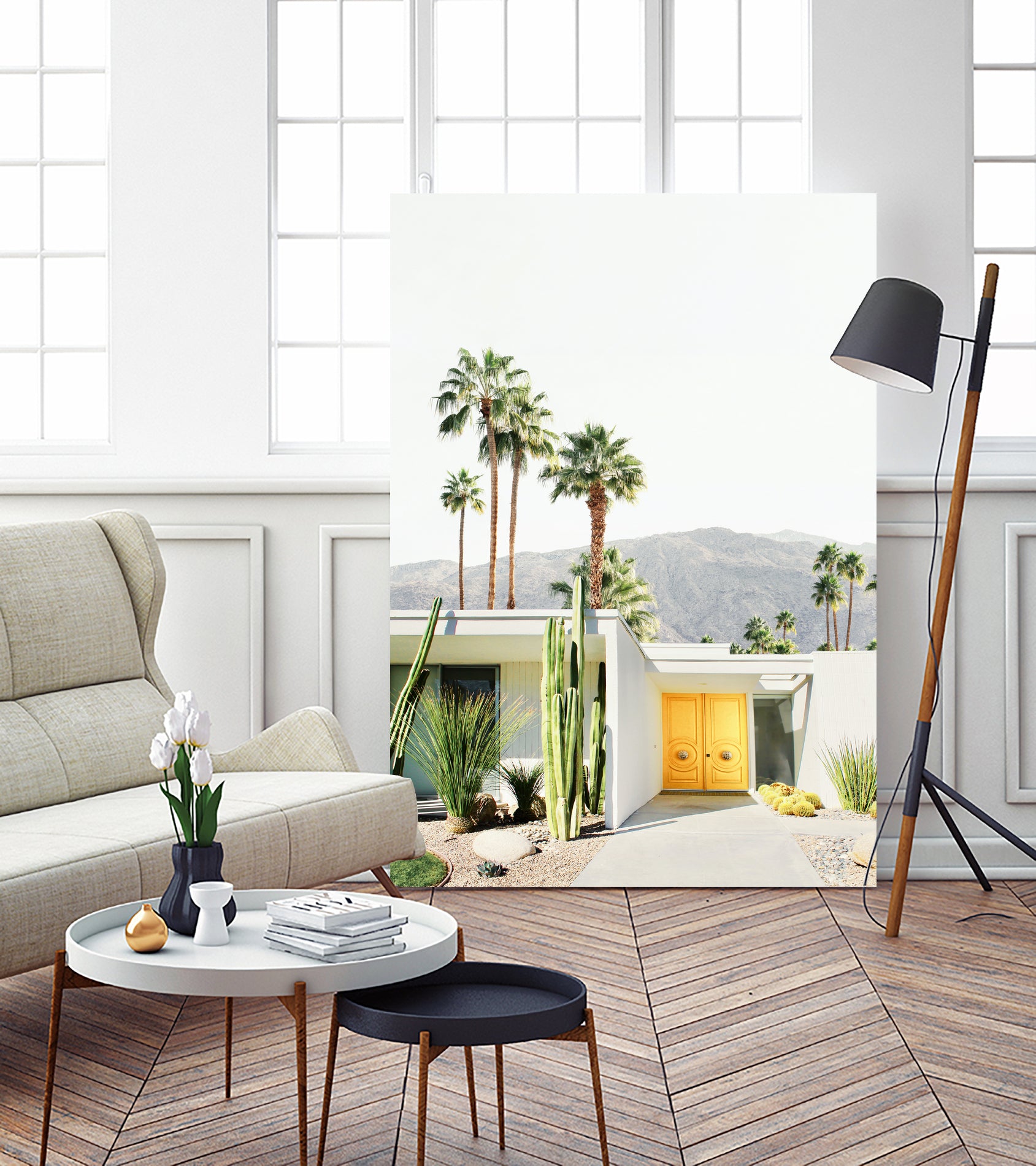 Palm Springs 2 by Kathrin Pienaar on GIANT ART - framed canvas