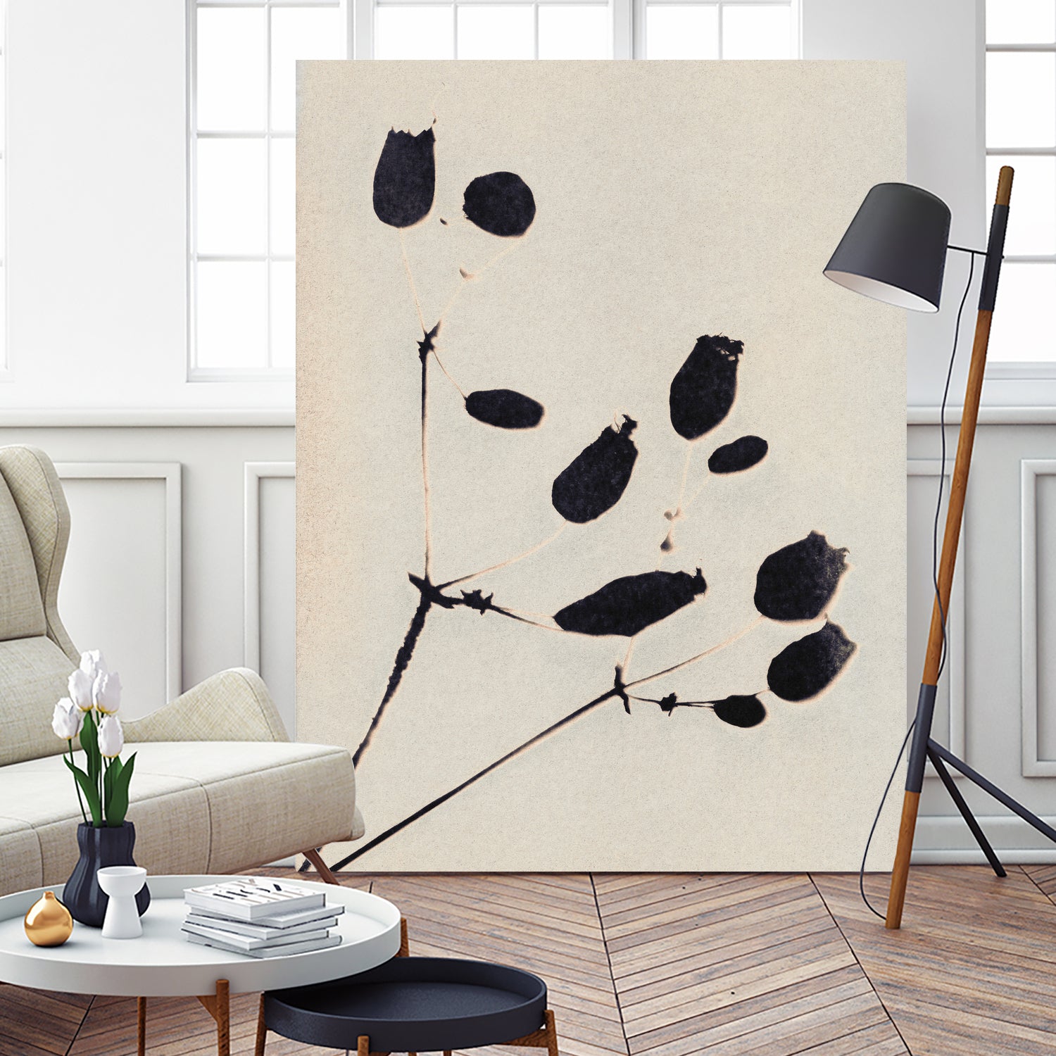 Wildflower In Bloom by Alisa Galitsyna on GIANT ART - monochrome monochrome