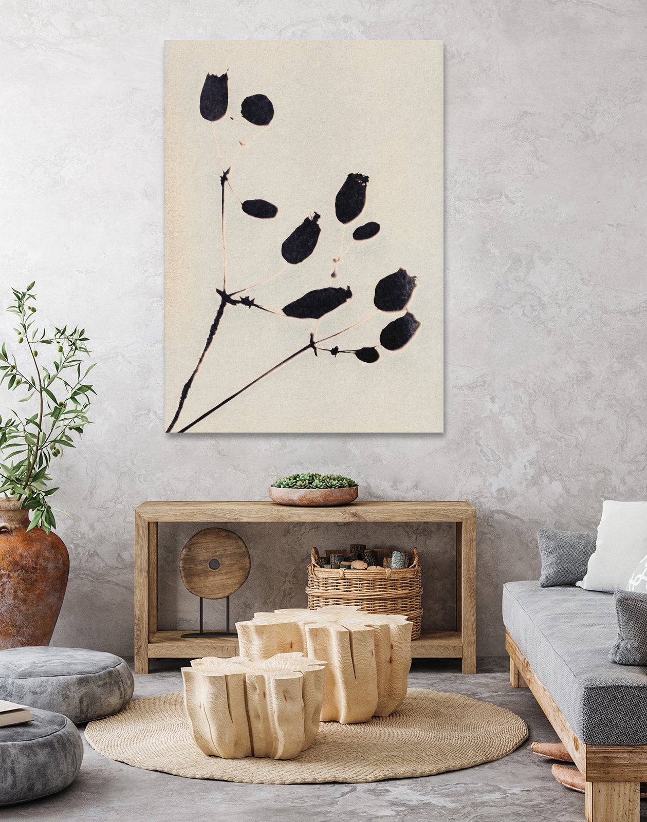 Wildflower In Bloom by Alisa Galitsyna on GIANT ART - monochrome monochrome