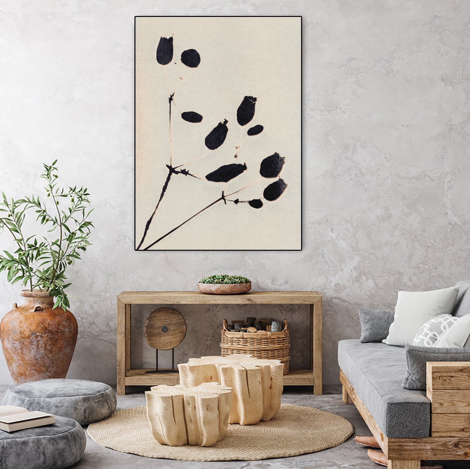 Wildflower In Bloom by Alisa Galitsyna on GIANT ART - monochrome monochrome