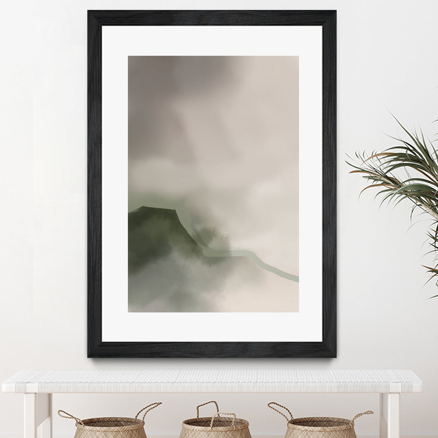 Misty Mountain Veil by Nilesh Kulkarni on GIANT ART - 6000 illustration