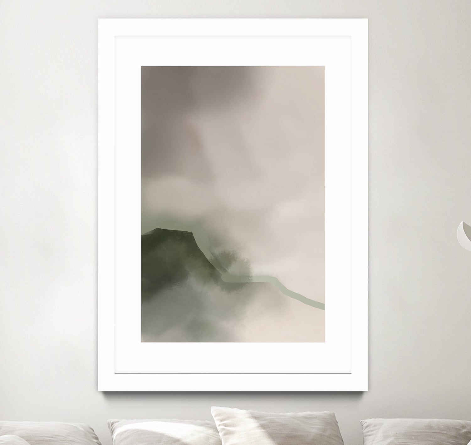 Misty Mountain Veil by Nilesh Kulkarni on GIANT ART - 6000 illustration
