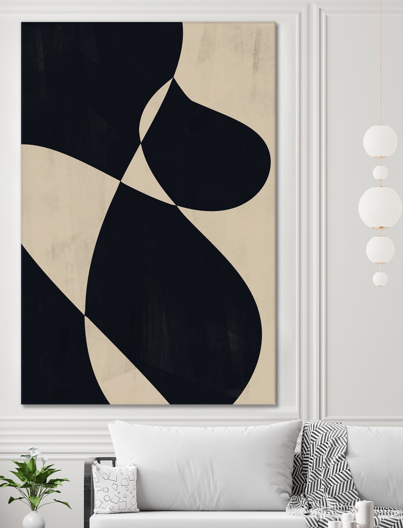 Curved Contrasts by Danushka Abeygoda on GIANT ART - 6000 illustration