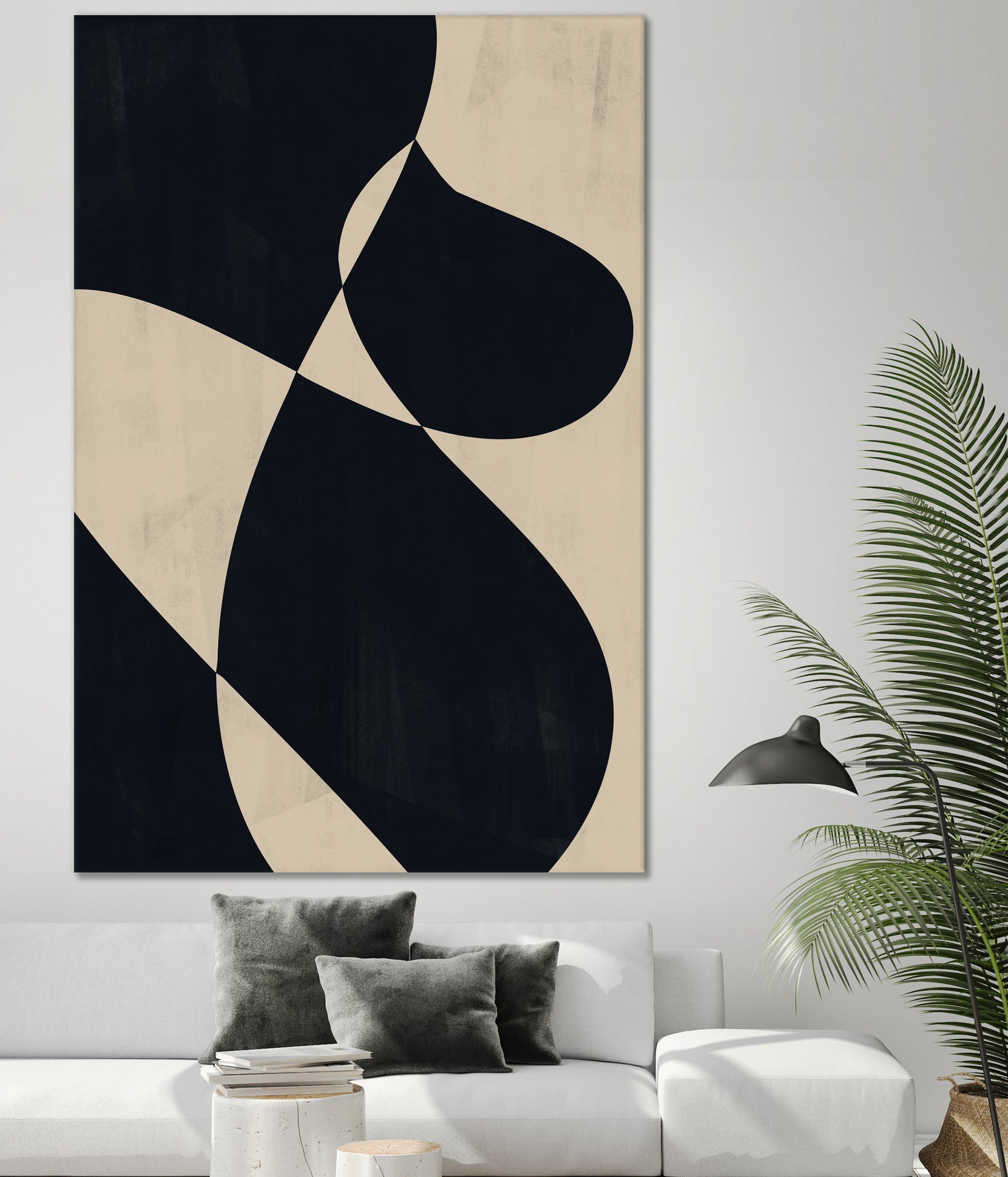 Curved Contrasts by Danushka Abeygoda on GIANT ART - 6000 illustration